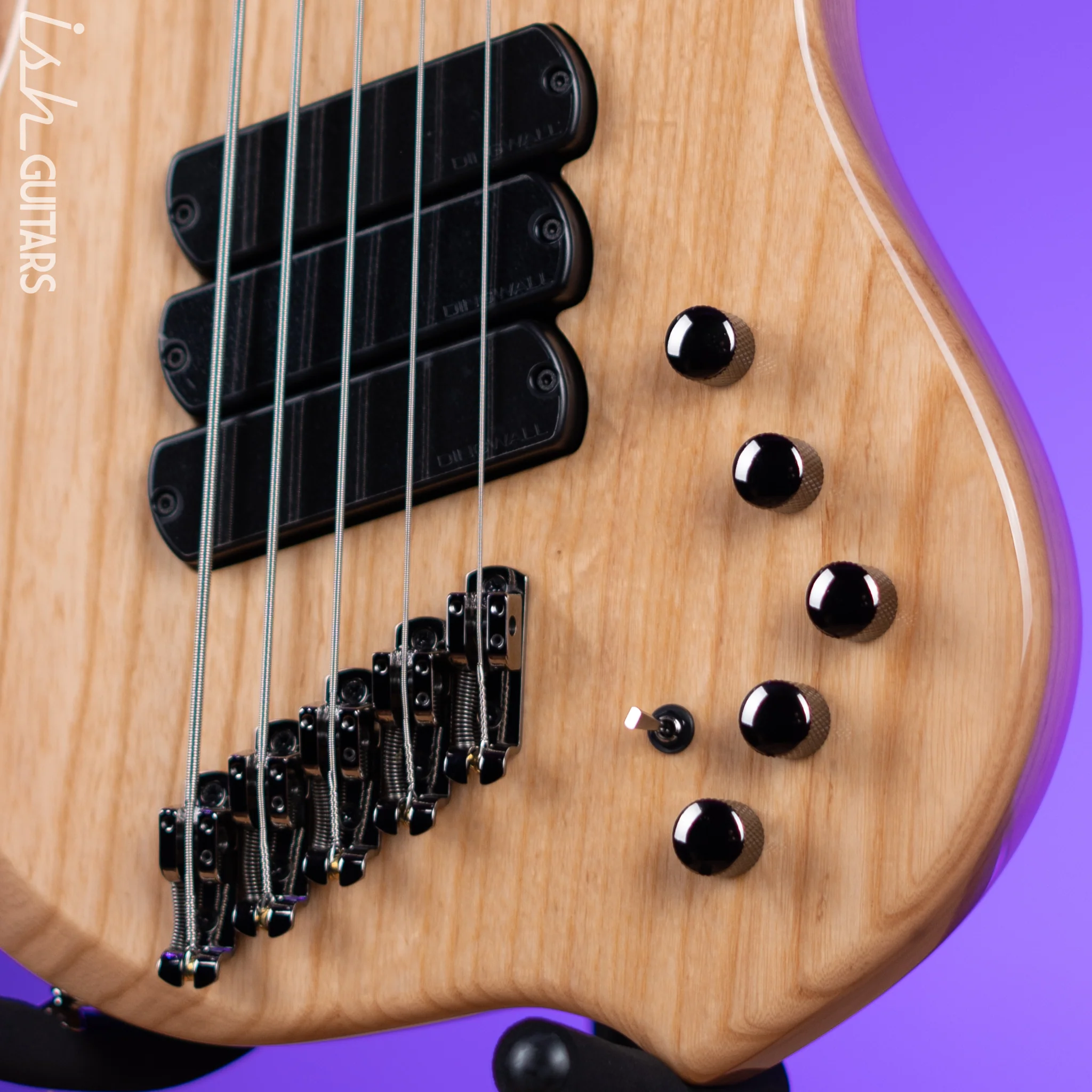 Dingwall Combustion 5-String Bass Natural Ash Pau Ferro Fretboard - Image 4