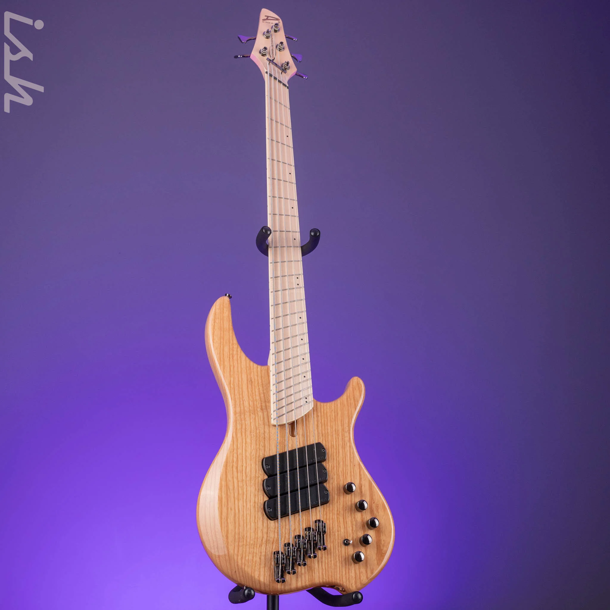 Dingwall Combustion 5-String Bass Natural Demo - Image 2
