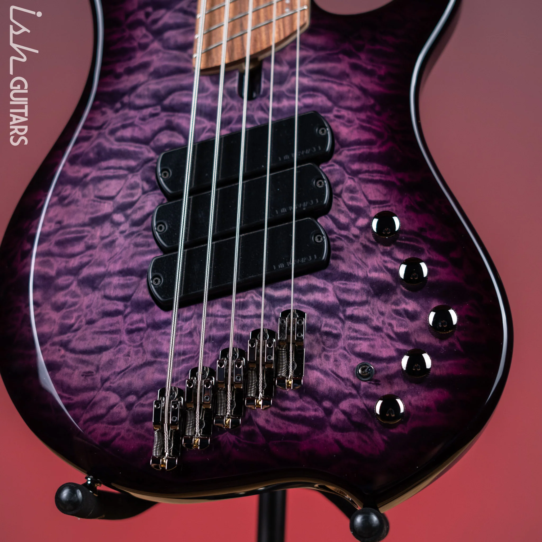 Dingwall Combustion 5-String Bass Ultravioletburst Pau Ferro Fretboard - Image 4