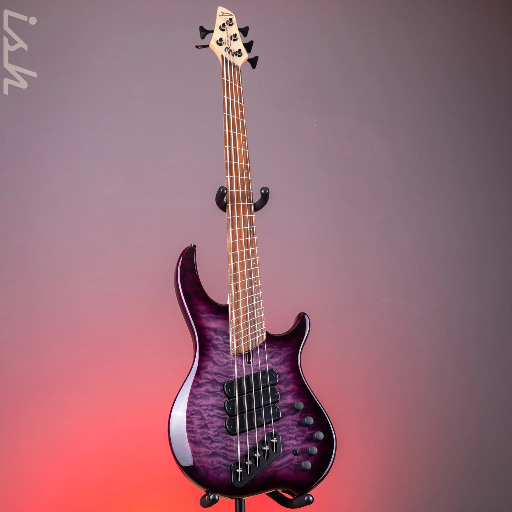 Dingwall Combustion 5-String Bass Ultravioletburst Pau Ferro Fretboard - Image 3