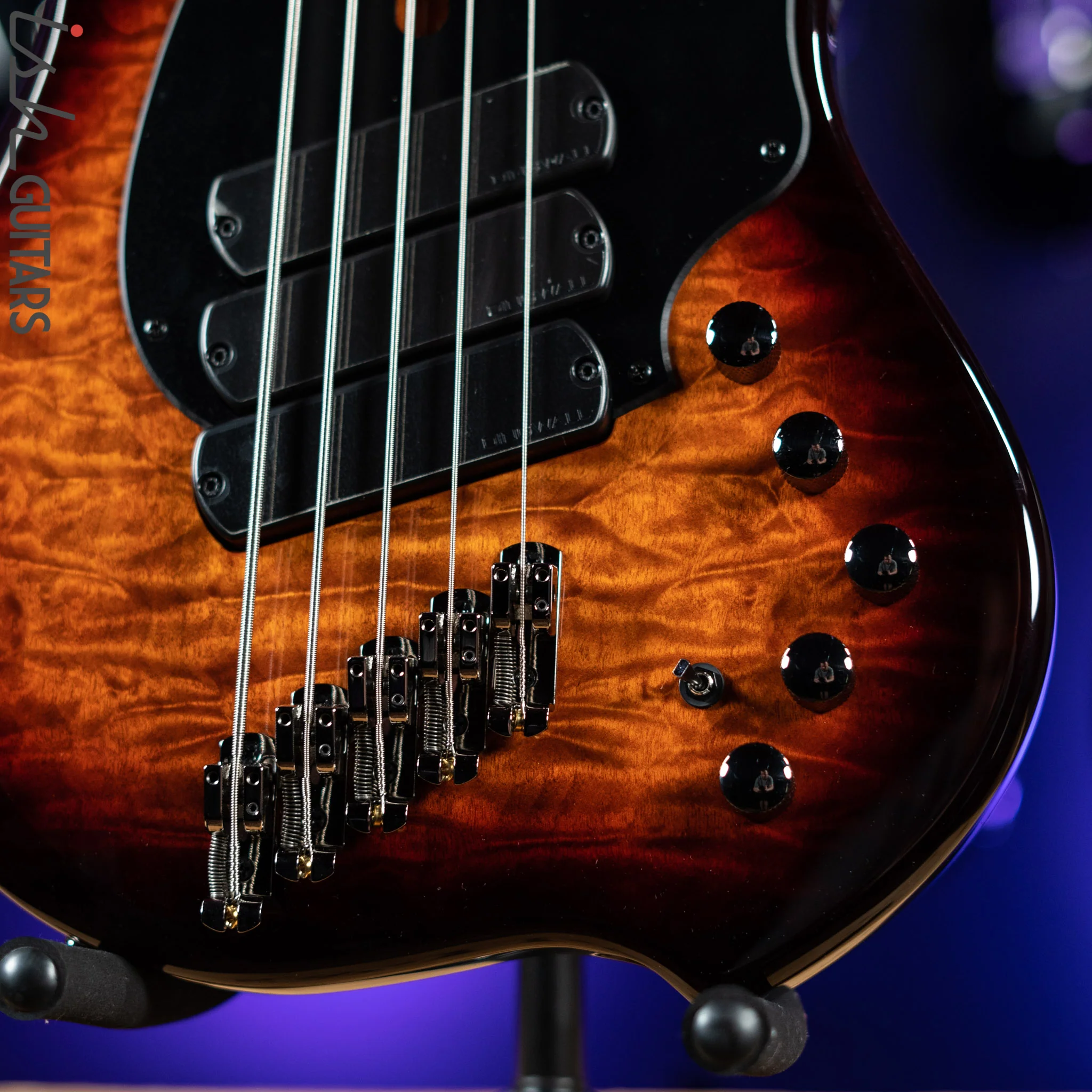 Dingwall Combustion 5-String Bass Vintageburst - Image 4