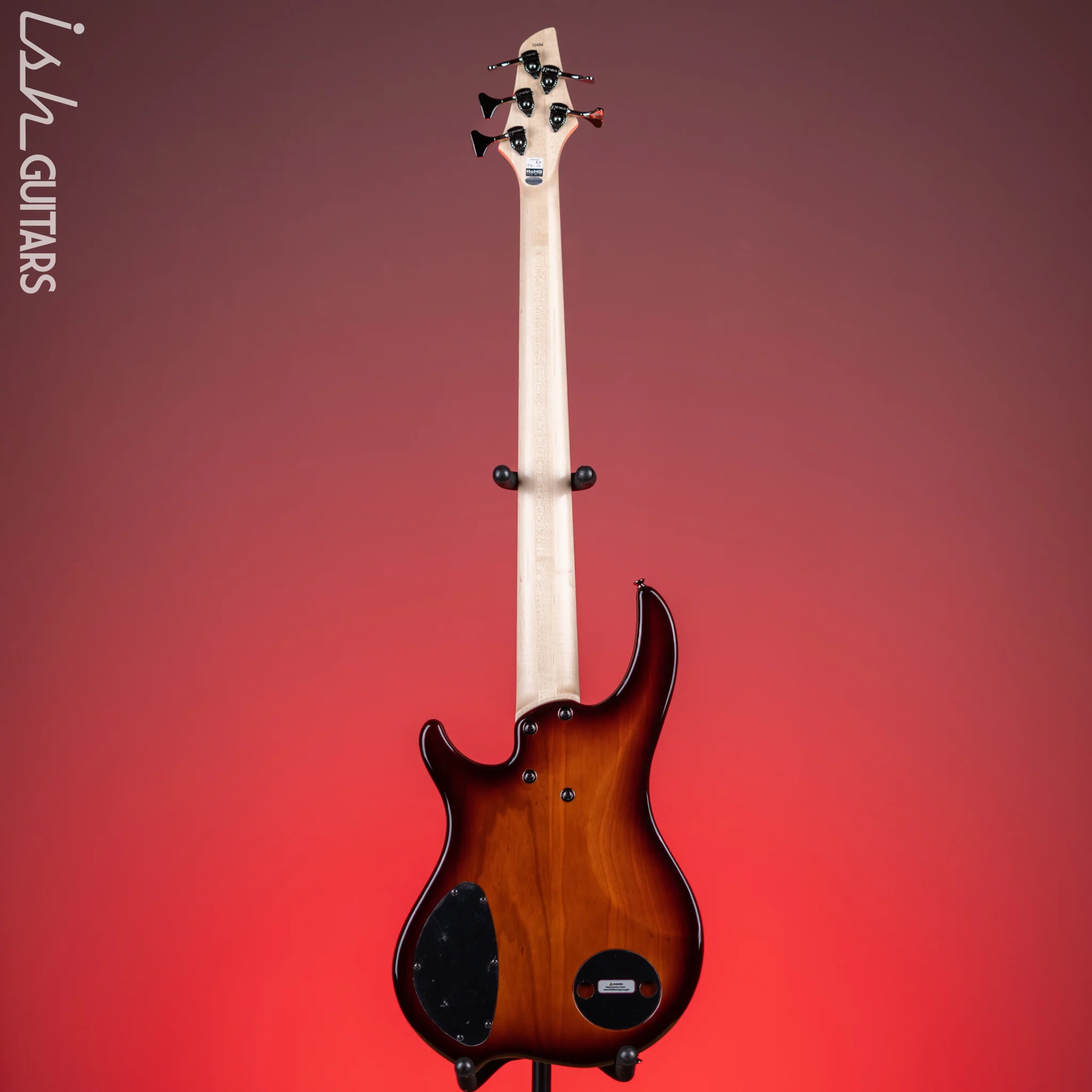Dingwall Combustion 5-String Bass Vintageburst Pau Ferro Fretboard - Image 6