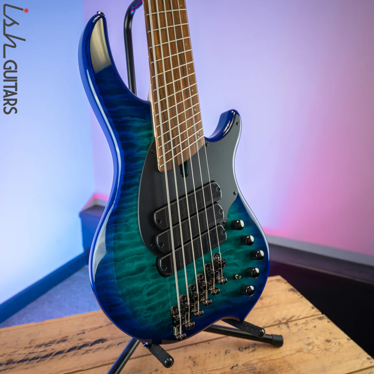 Dingwall Combustion 6-String 3 Pickup Whalepool Burst B-Stock - Image 5