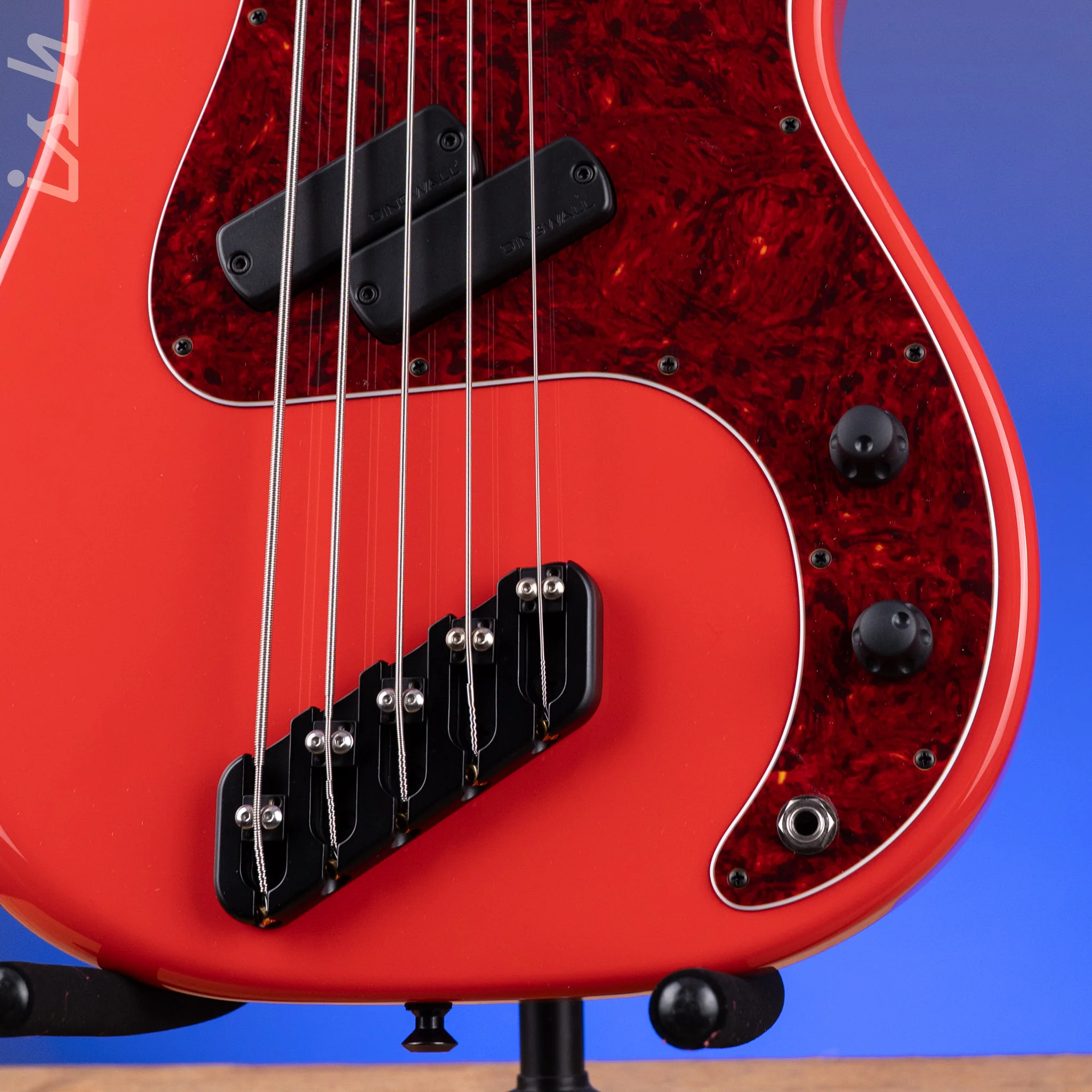 Dingwall Custom Shop Super P 5-String Bass Fiesta Red - Image 5