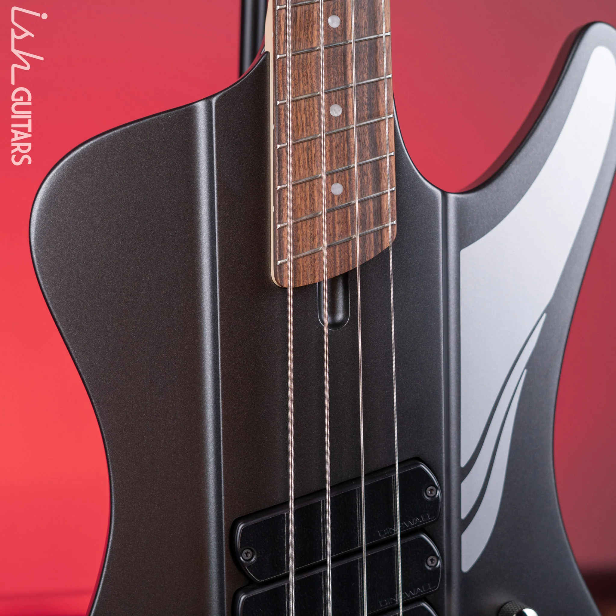 Dingwall D-Roc 4-String Bass Matte Metallic Black - Image 3