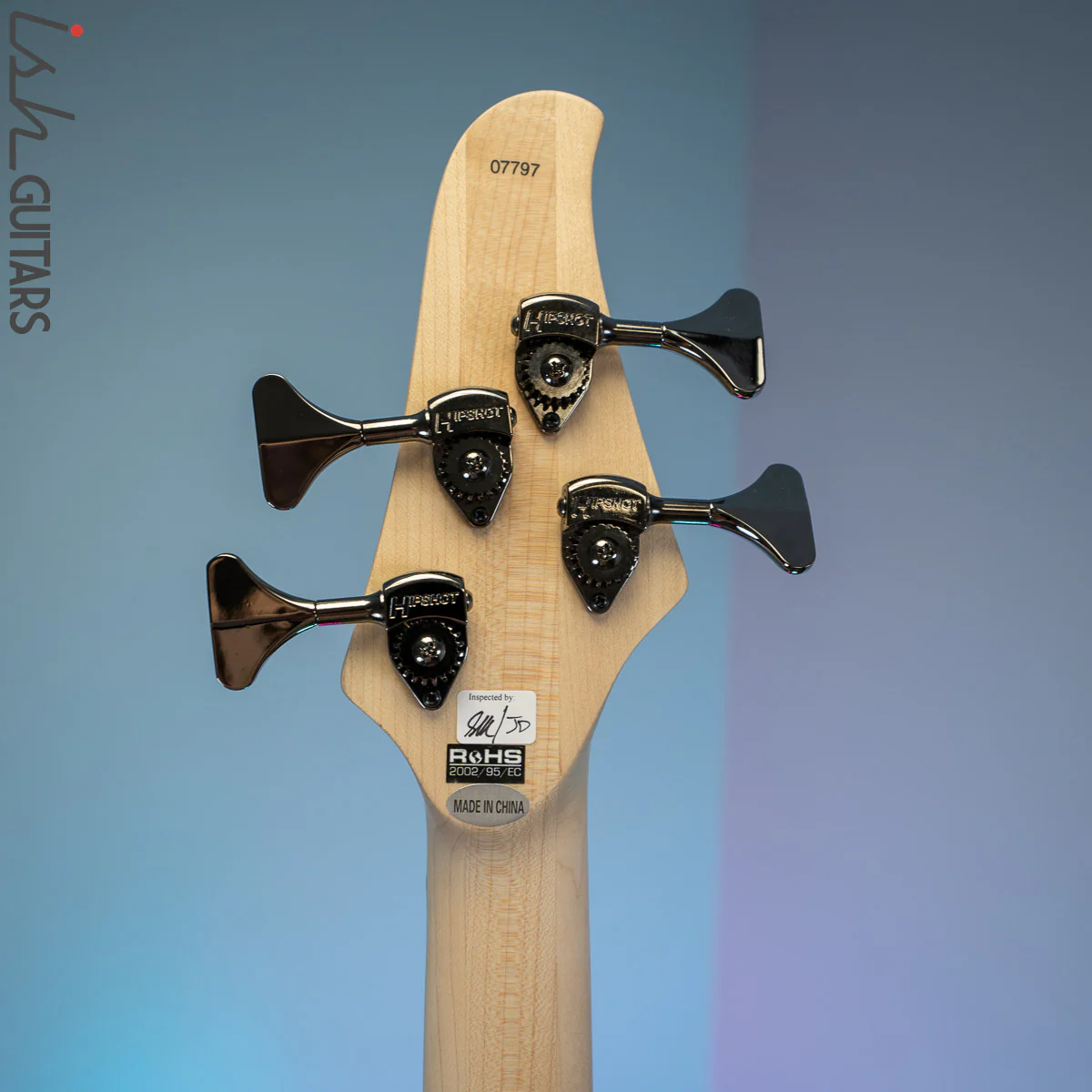 Dingwall D-ROC Standard 4-String Bass Matte Metallic Black - Image 11