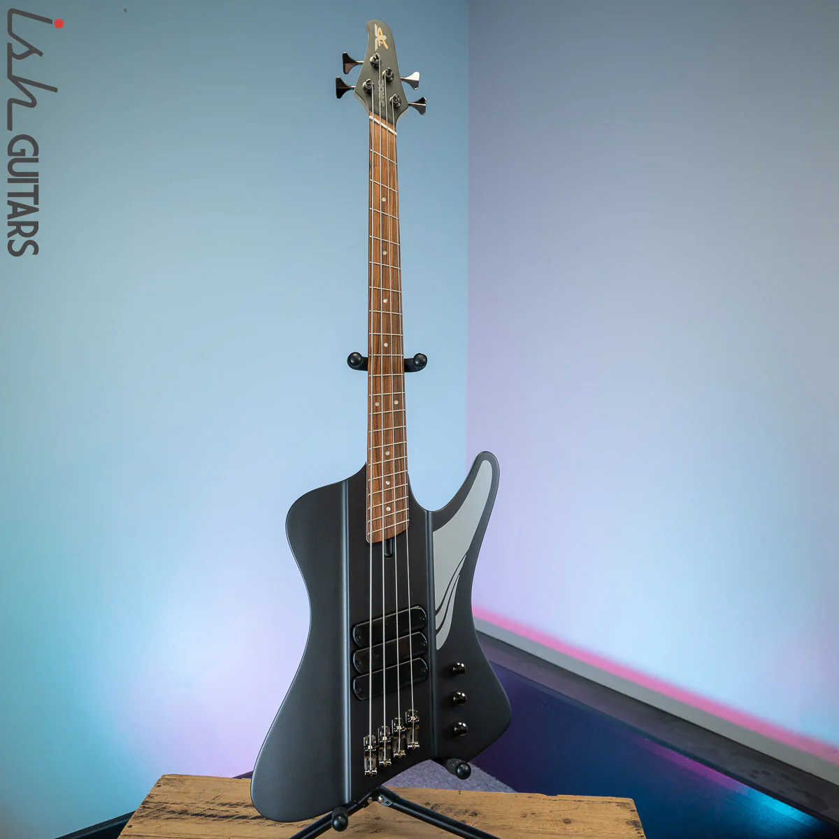 Dingwall D-ROC Standard 4-String Bass Matte Metallic Black - Image 2