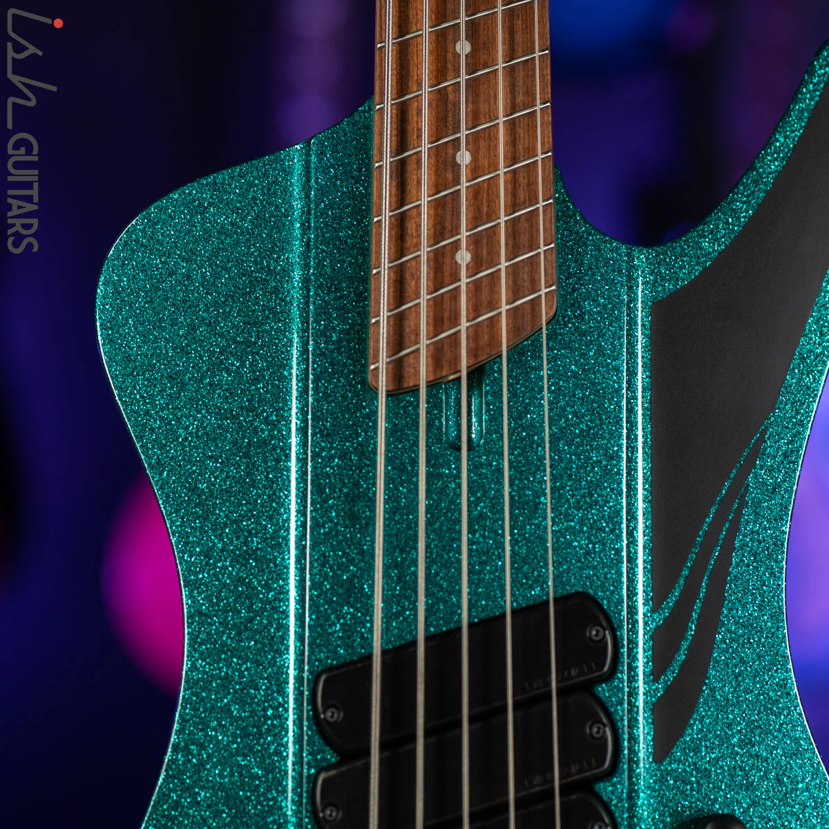 Dingwall D-Roc 5-String Bass Gloss Metal Flake Aquamarine - Image 2