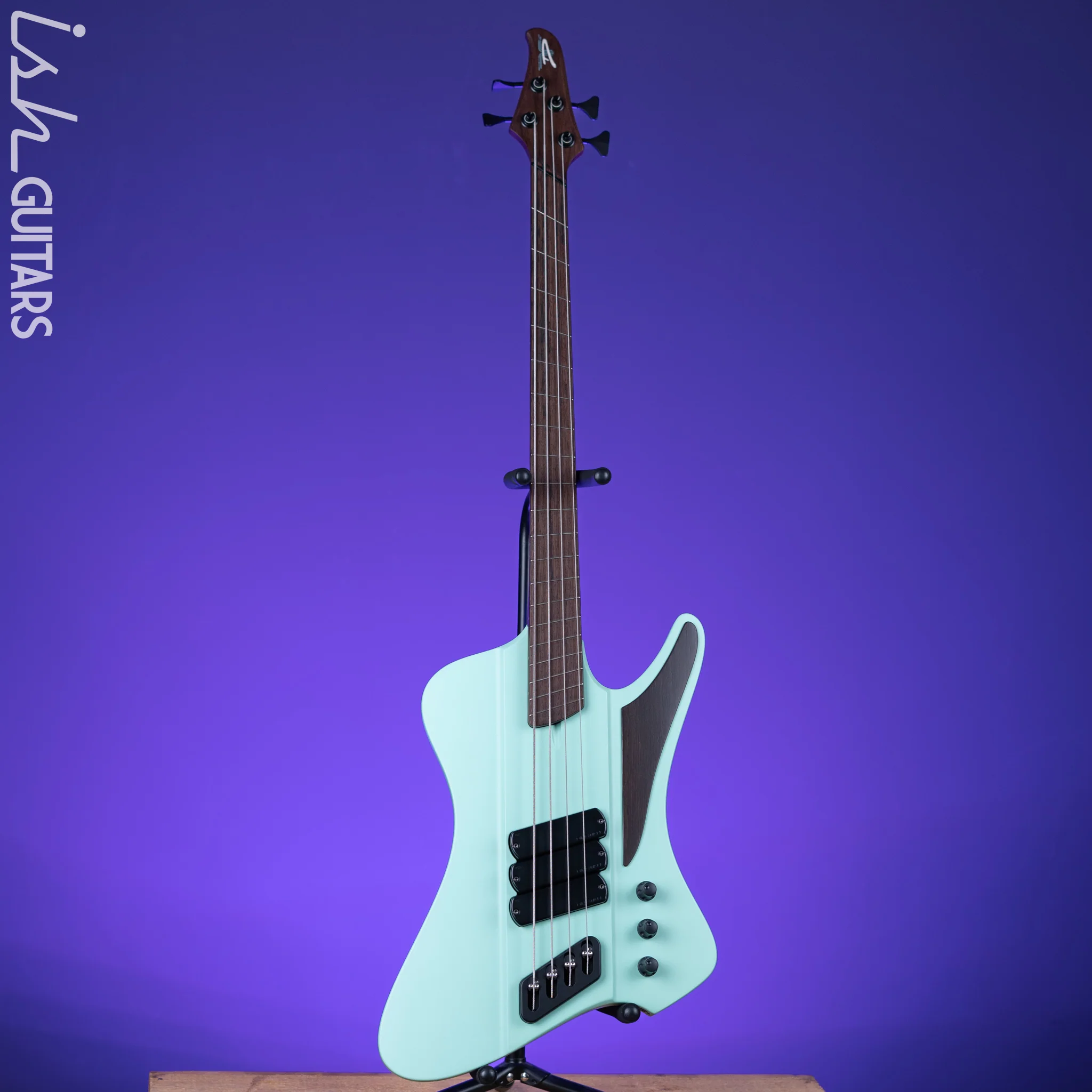 Dingwall D-Roc Custom 4-String Bass Wenge Neck Surf Green Matte - Image 2