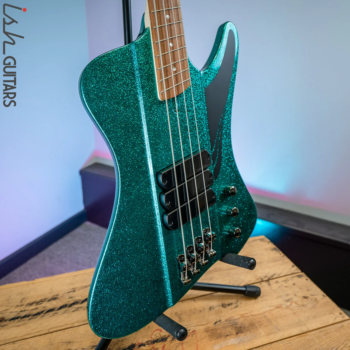 Dingwall D-ROC Standard 4-String Bass Aquamarine Metalflake - Image 5