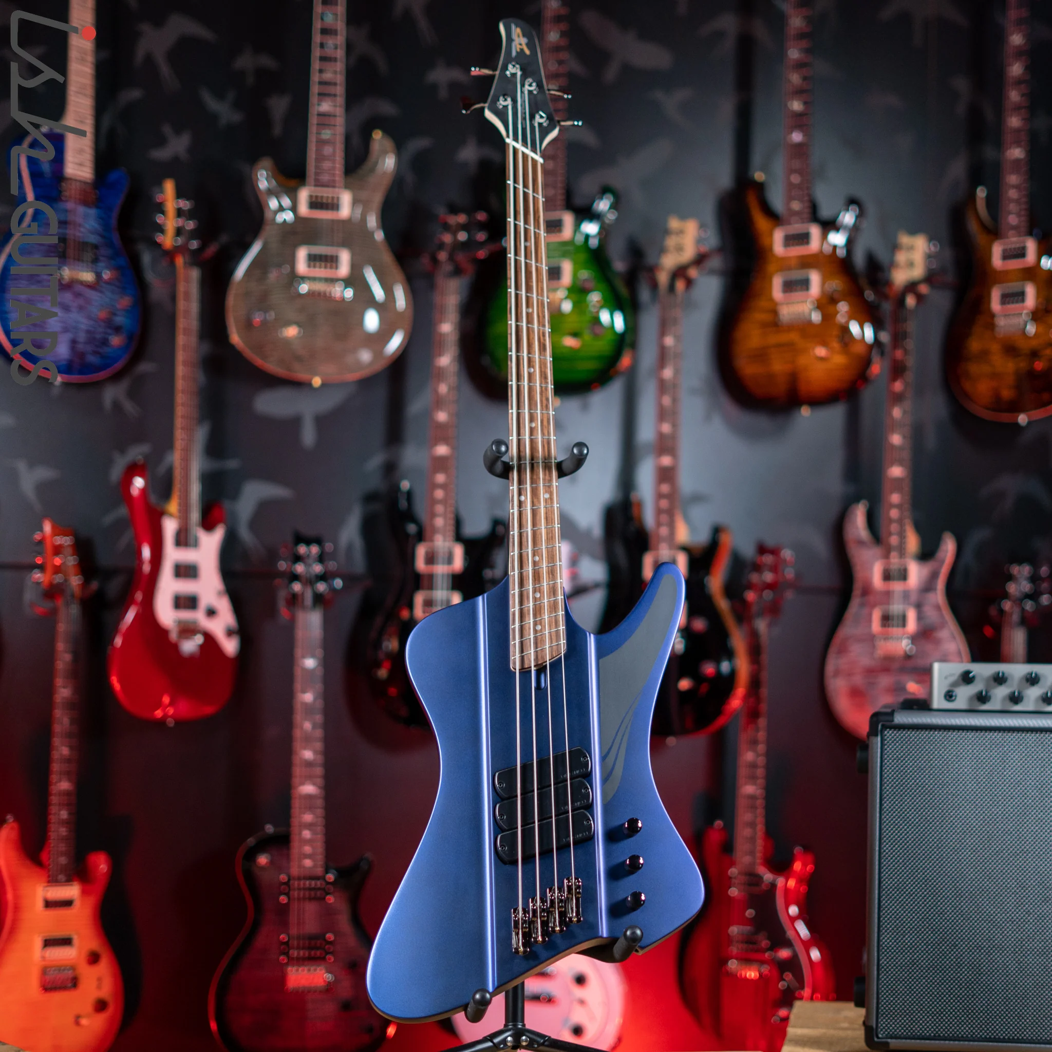 Dingwall D-Roc Standard 4-String Bass Matte Blue to Purple Colorshift - Image 2