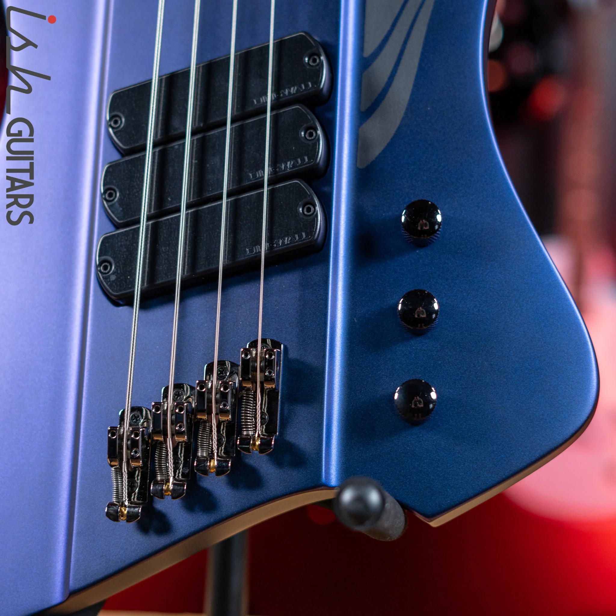 Dingwall D-Roc Standard 4-String Bass Matte Blue to Purple Colorshift - Image 4