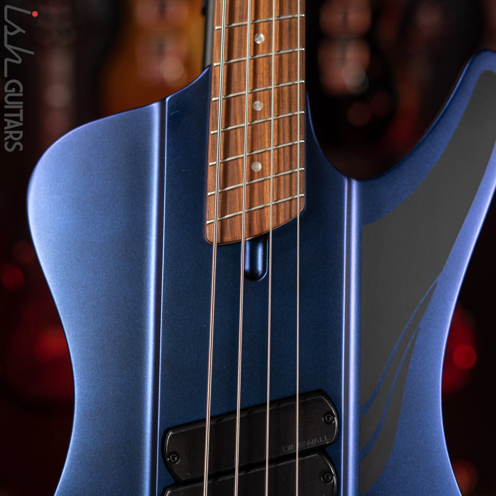 Dingwall D-Roc Standard 4-String Bass Matte Blue to Purple Colorshift B-Stock - Image 3