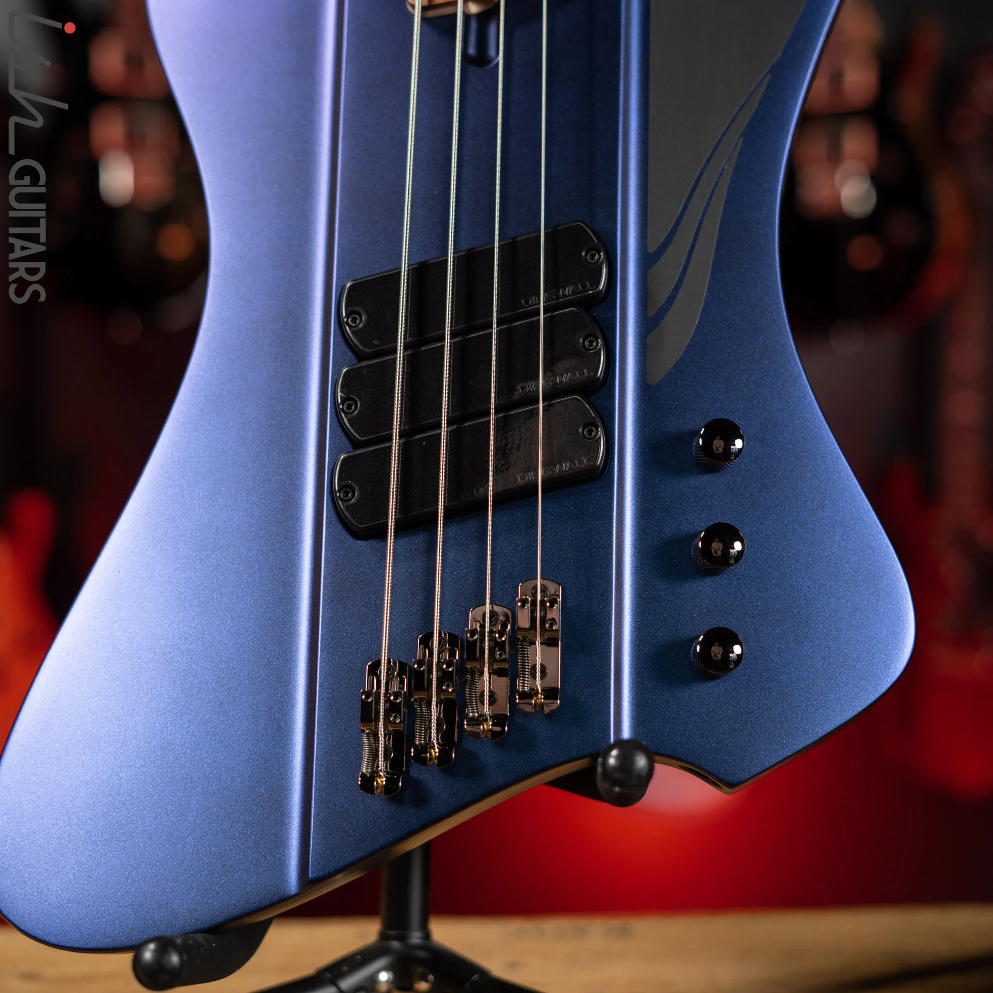 Dingwall D-Roc Standard 4-String Bass Matte Blue to Purple Colorshift B-Stock - Image 4