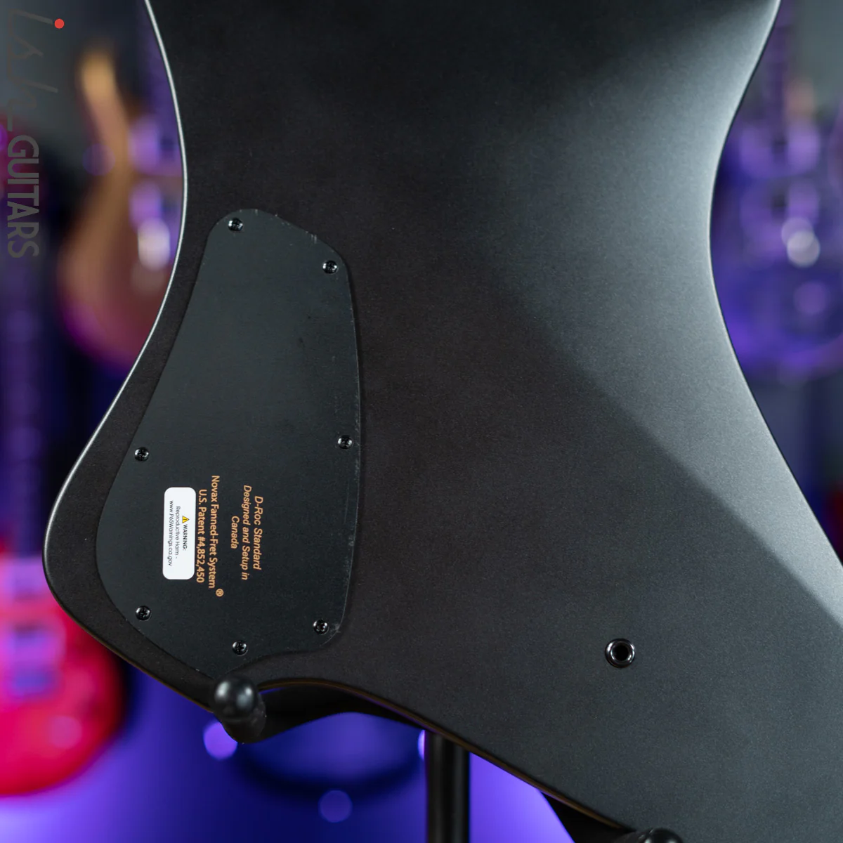 Dingwall D-Roc Standard 4-String Bass Matte Metallic Black - Image 9