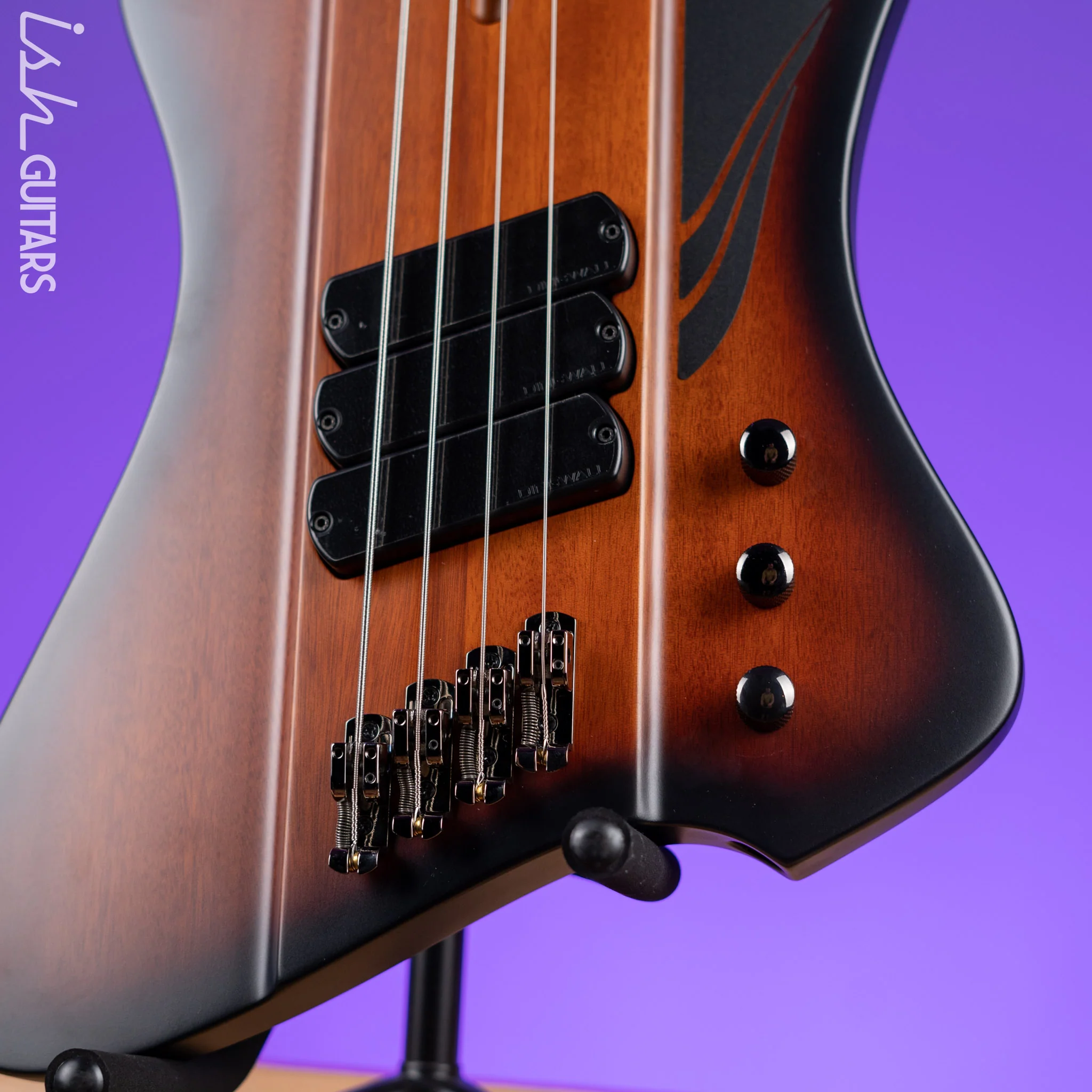 Dingwall D-Roc Standard 4-String Bass Matte Vintageburst Demo - Image 4