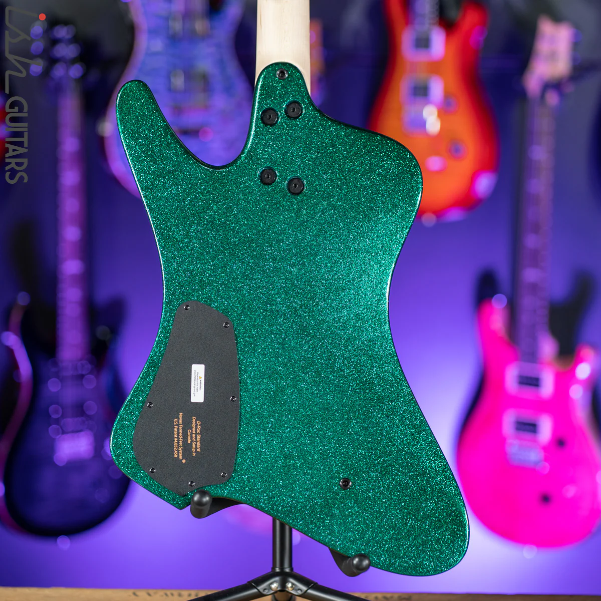 Dingwall D-Roc Standard 4-String Gloss Metalflake Aquamarine - Image 8