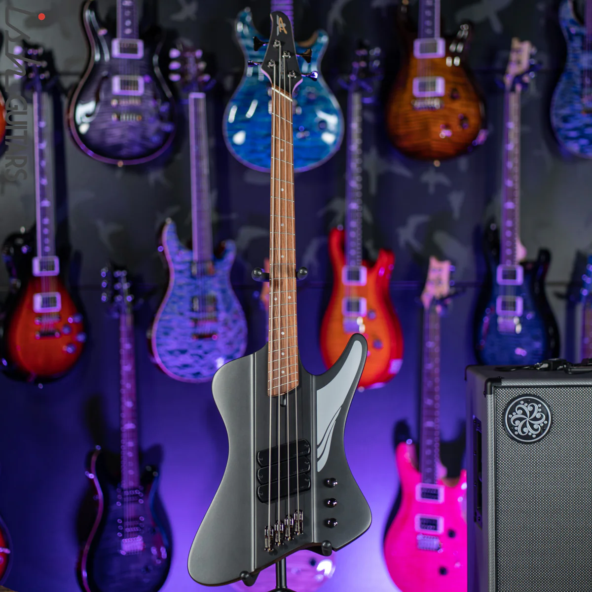 Dingwall D-Roc Standard 4-String Matte Metallic Black - Image 2