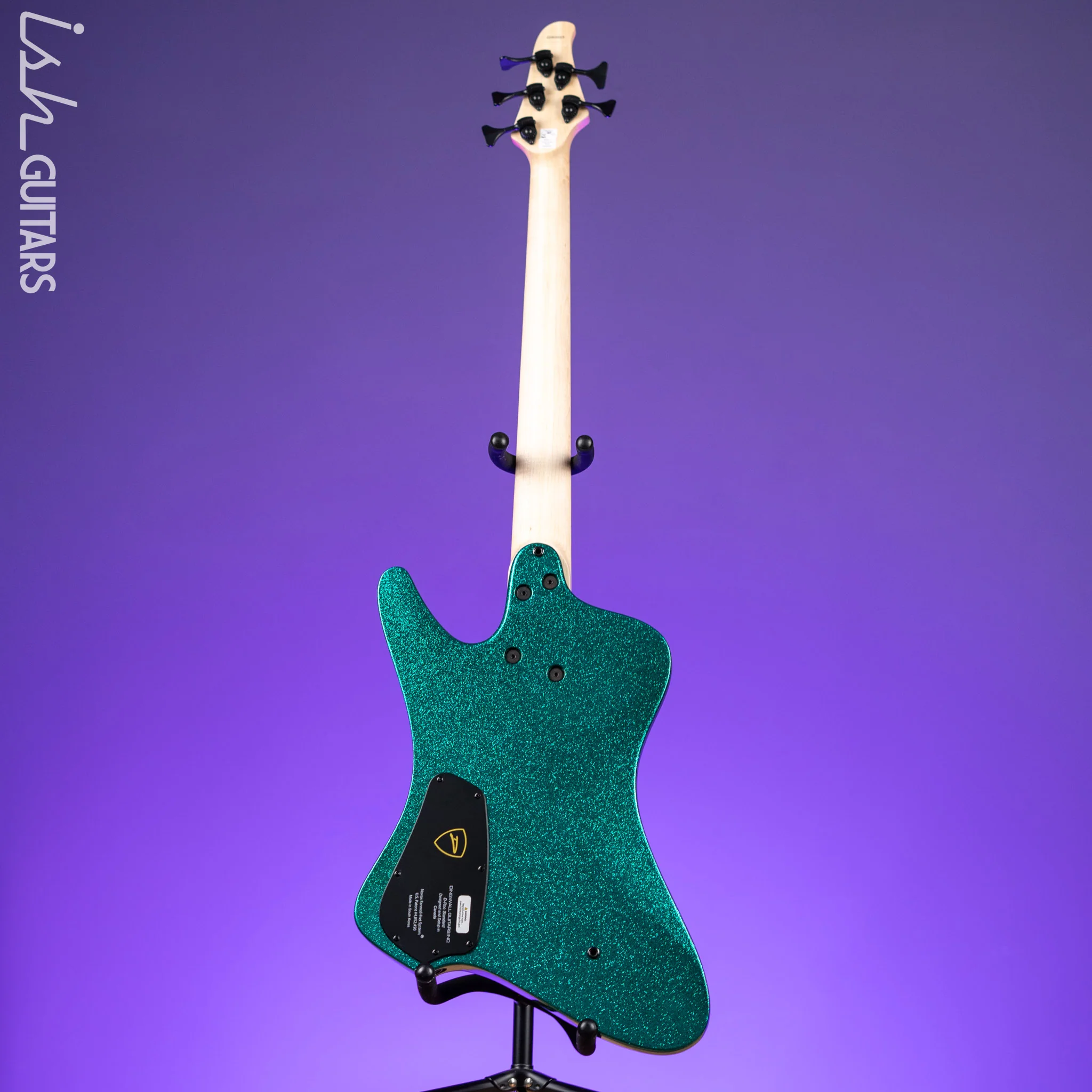 Dingwall D-Roc Standard 5-String Bass Aquamarine Metalflake Gloss - Image 6
