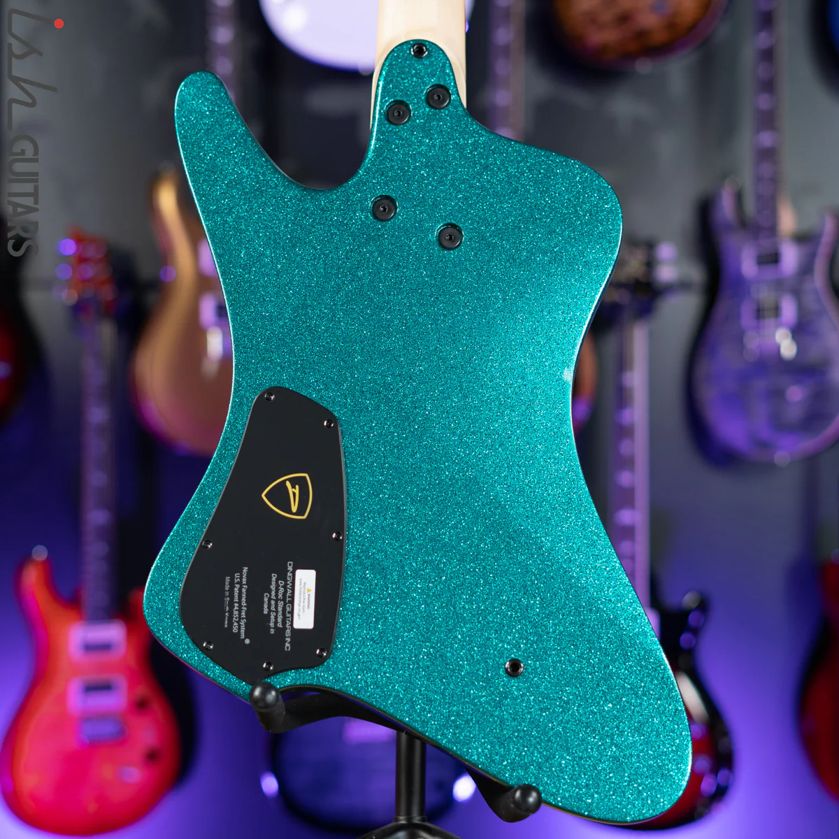 Dingwall D-Roc Standard 5-String Bass Aquamarine Metalflake Gloss - Image 7