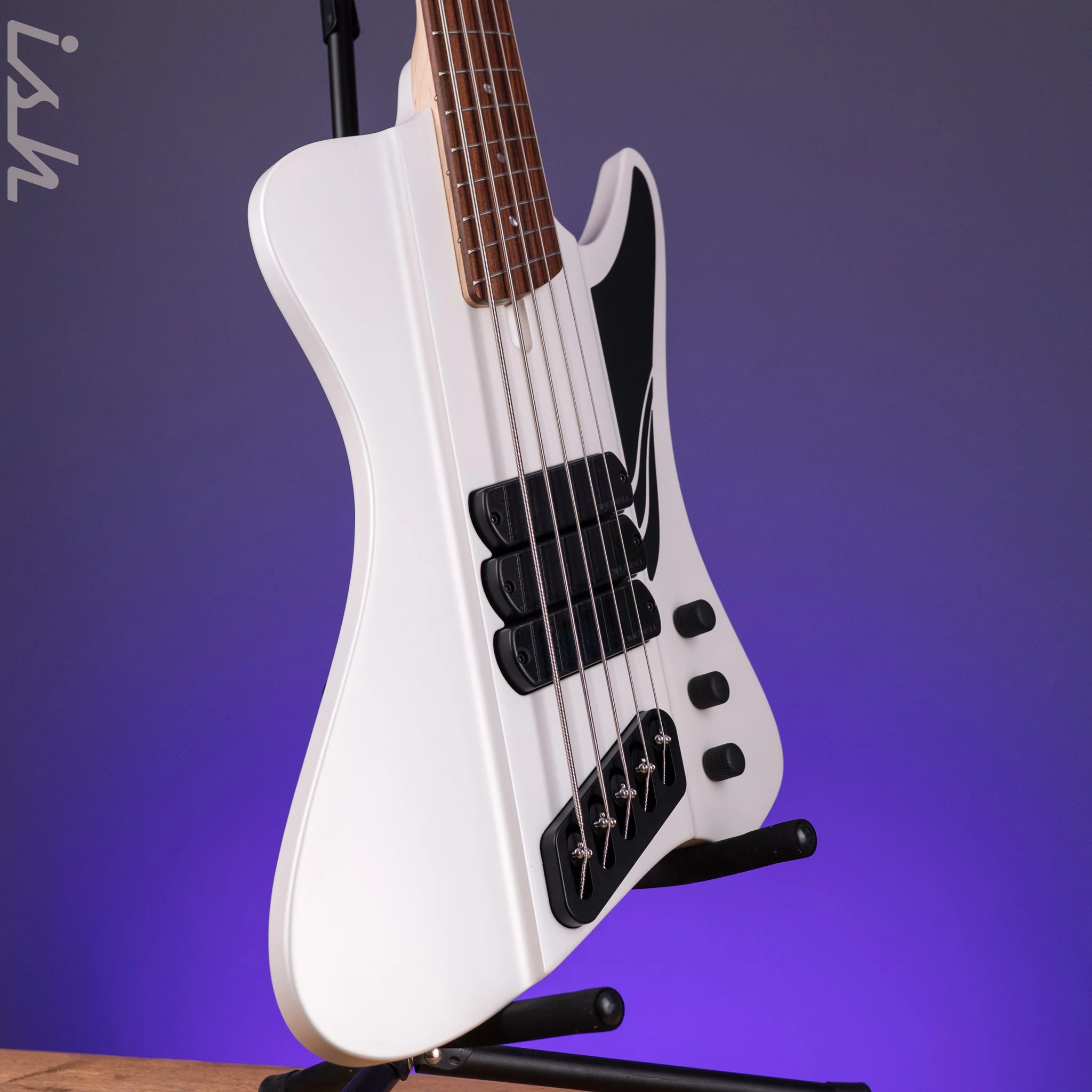 Dingwall D-Roc Standard 5-String Bass Ducati Pearl White - Image 3