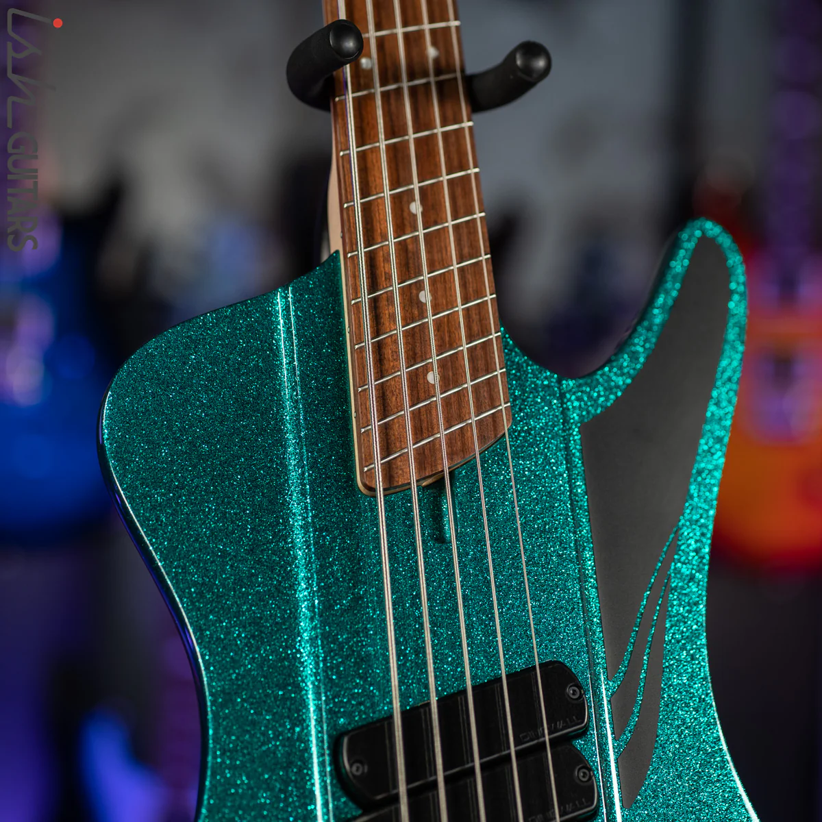 Dingwall D-Roc Standard 5-String Bass Gloss Aquamarine Metalflake - Image 5