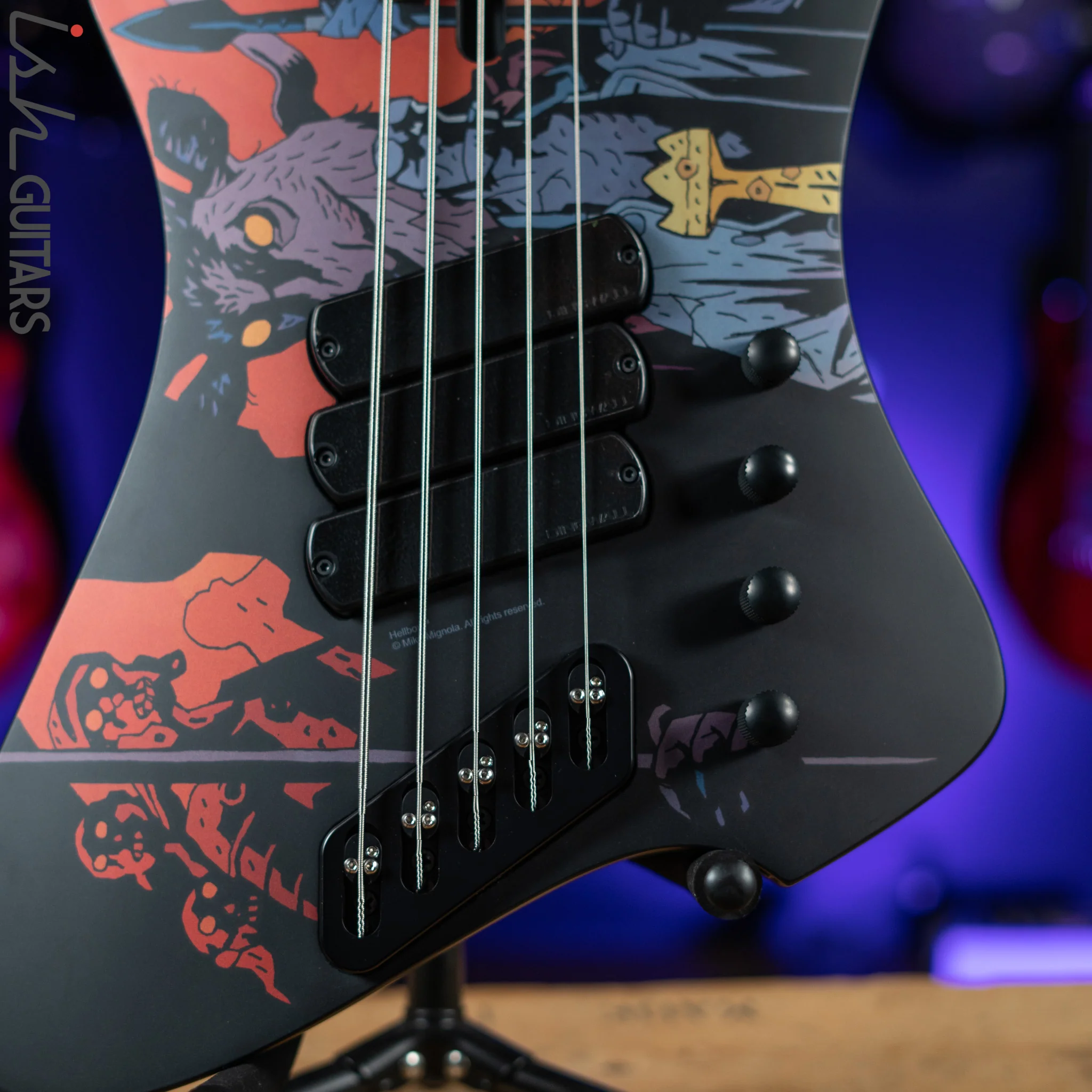 Dingwall D-Roc Standard 5-String Bass Hellboy Graphic - Image 4