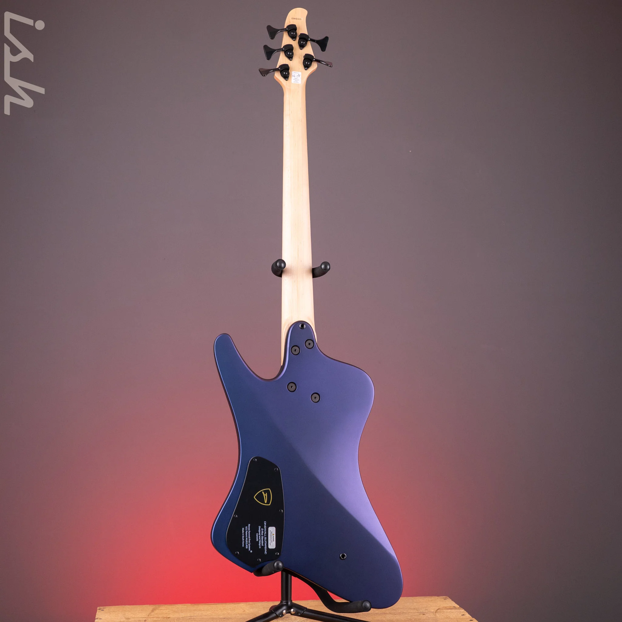 Dingwall D-Roc Standard 5-String Bass Matte Blue to Purple Colorshift B-Stock - Image 7