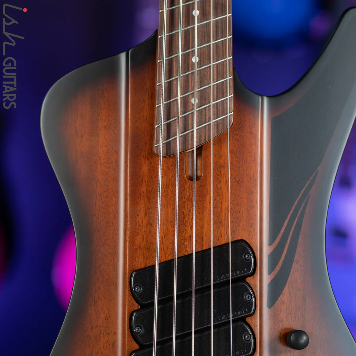 Dingwall D-Roc Standard 5-String Bass Matte Vintageburst - Image 3