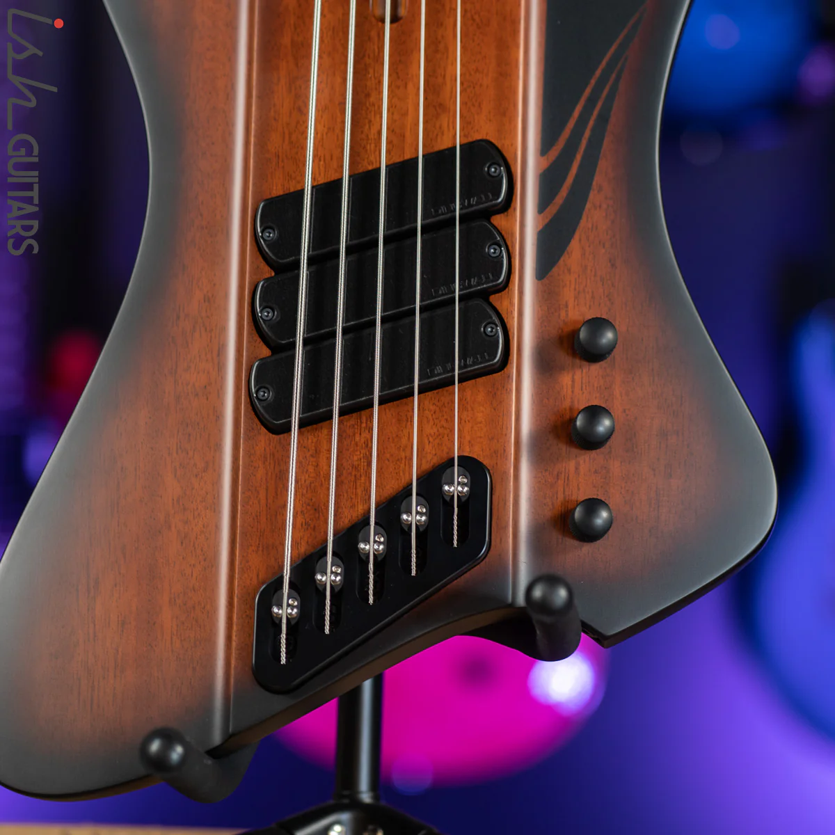 Dingwall D-Roc Standard 5-String Bass Matte Vintageburst - Image 4