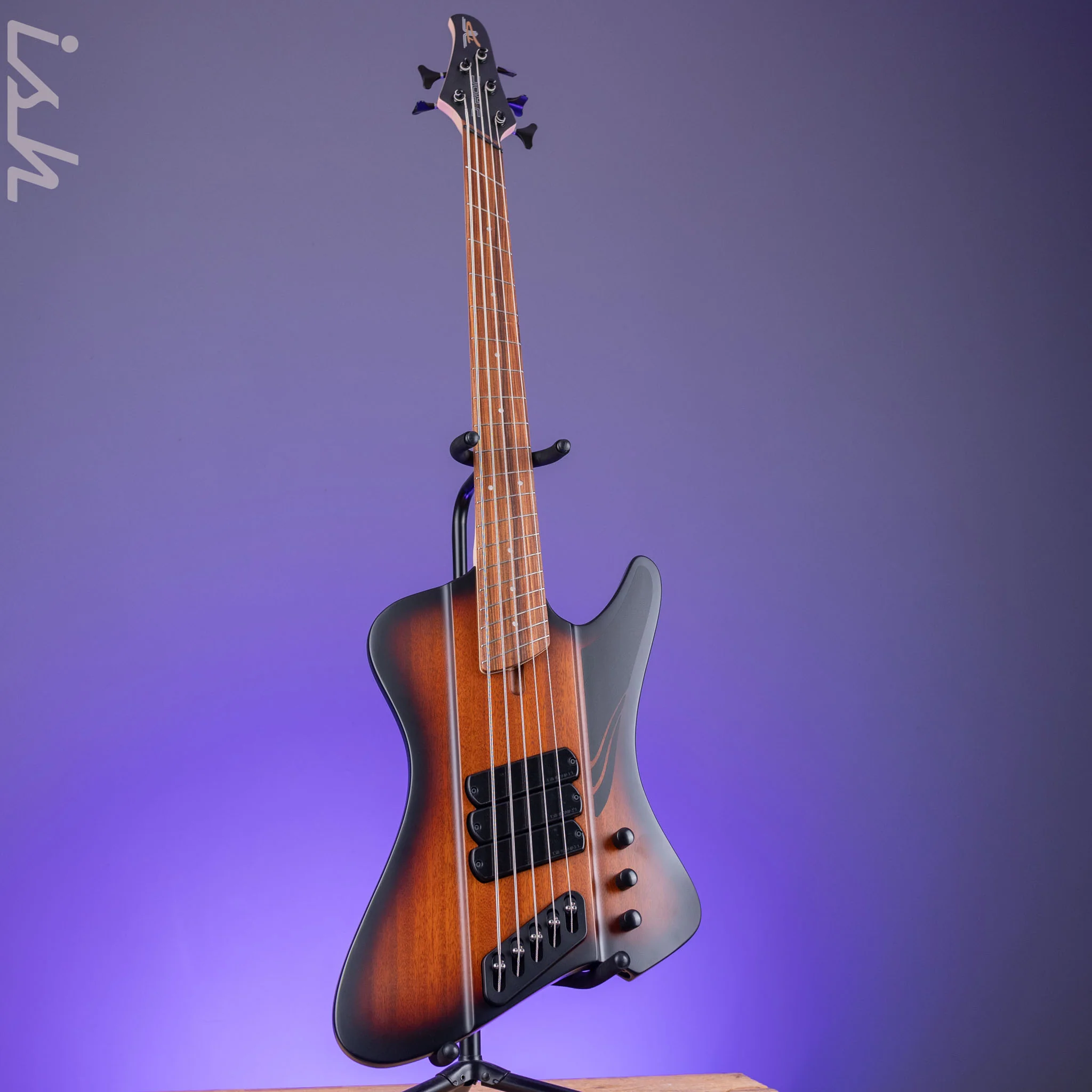 Dingwall D-Roc Standard 5-String Bass Matte Vintageburst - Image 2