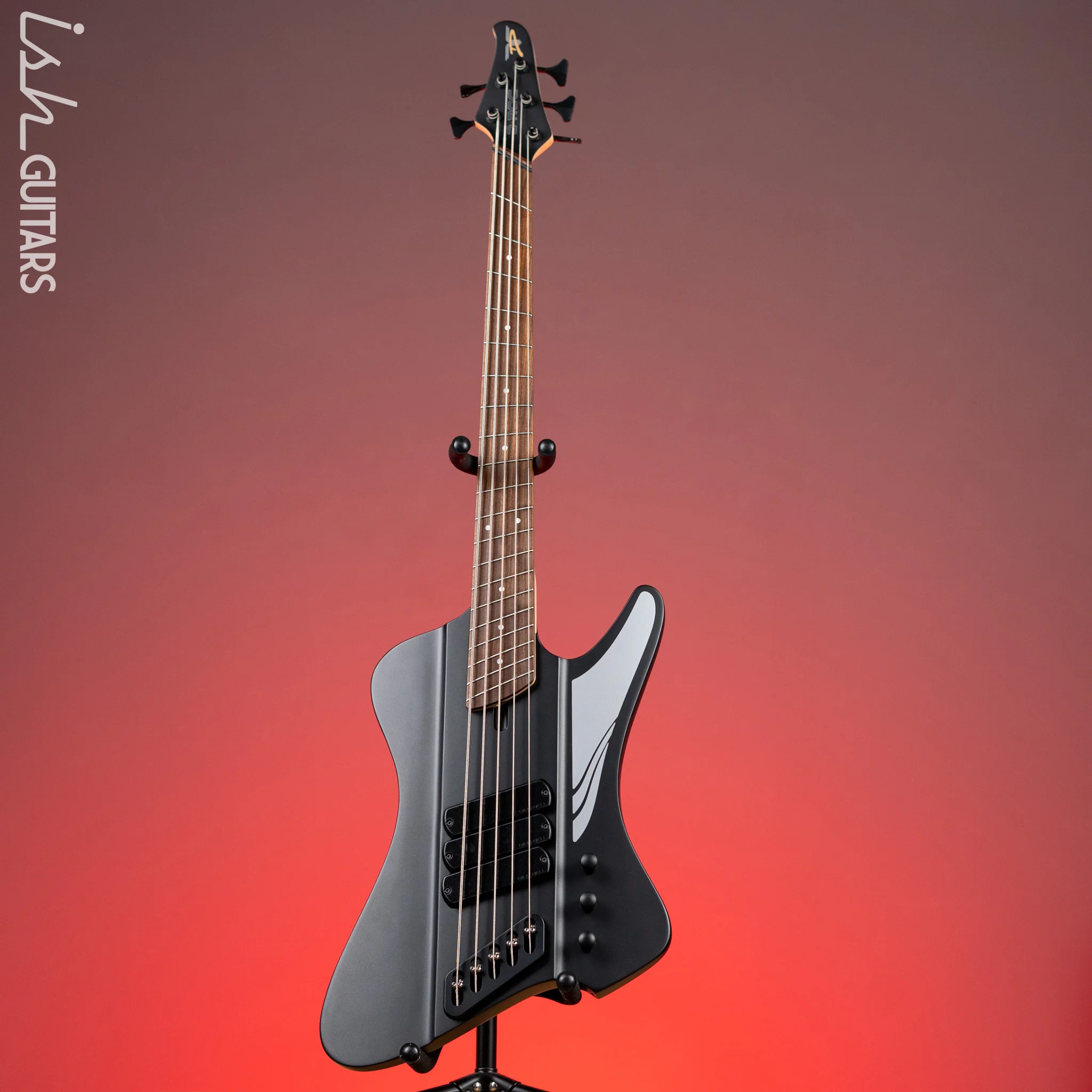 Dingwall D-Roc Standard 5-String Bass Metallic Black - Image 2