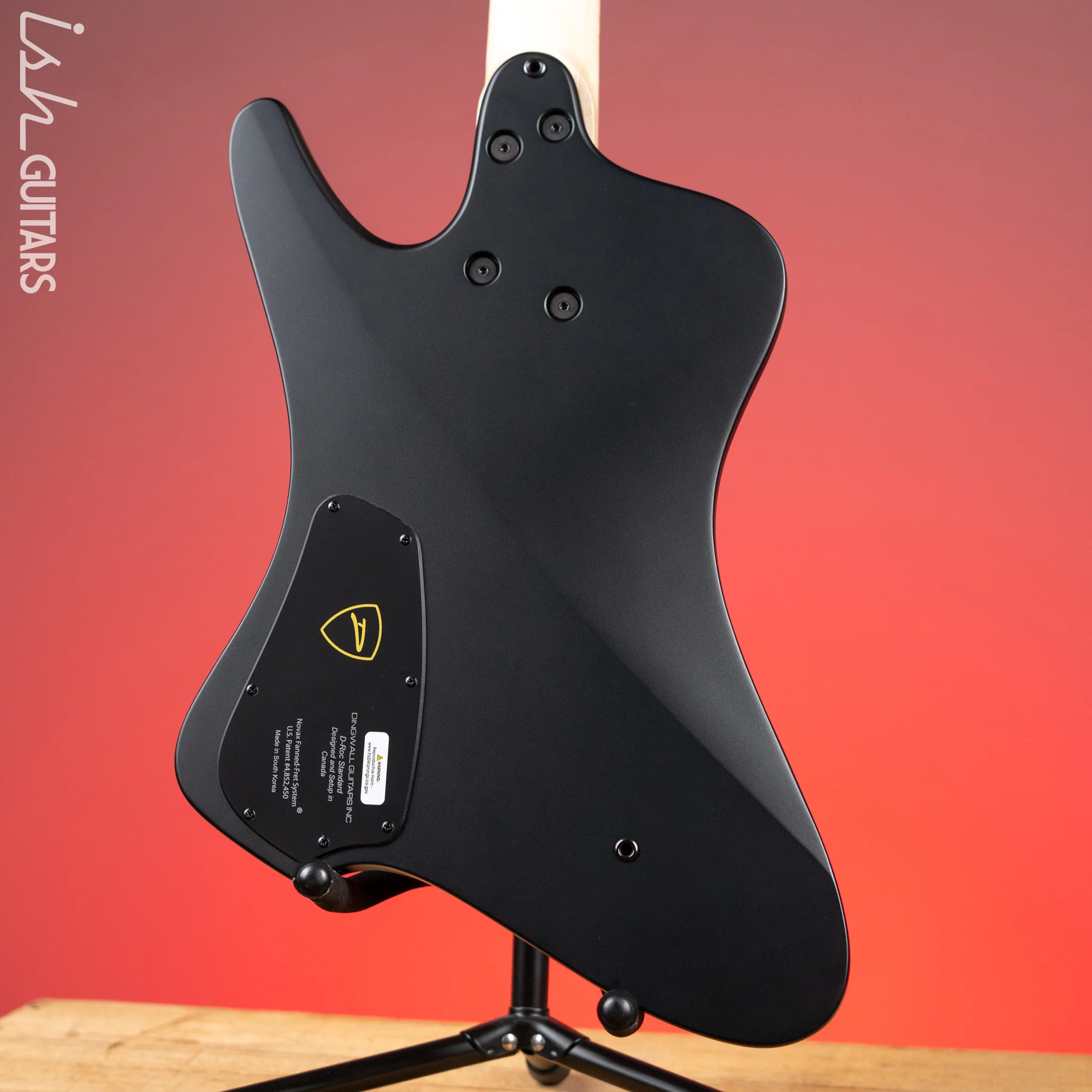 Dingwall D-Roc Standard 5-String Bass Metallic Black Matte - Image 7