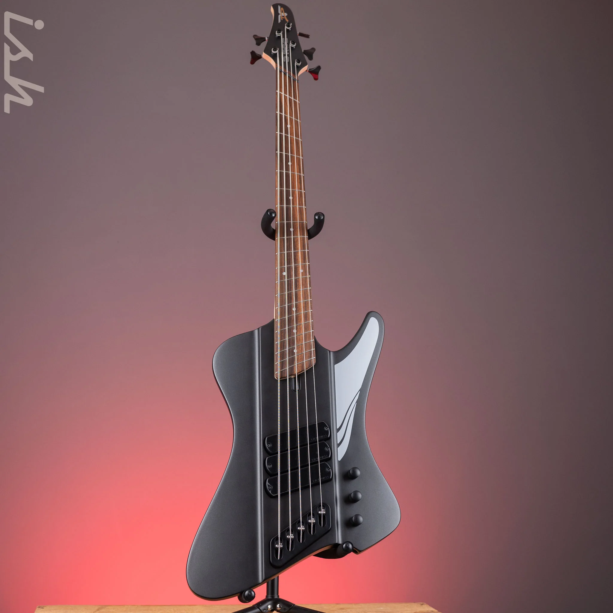 Dingwall D-Roc Standard 5-String Matte Metallic Black - Image 2