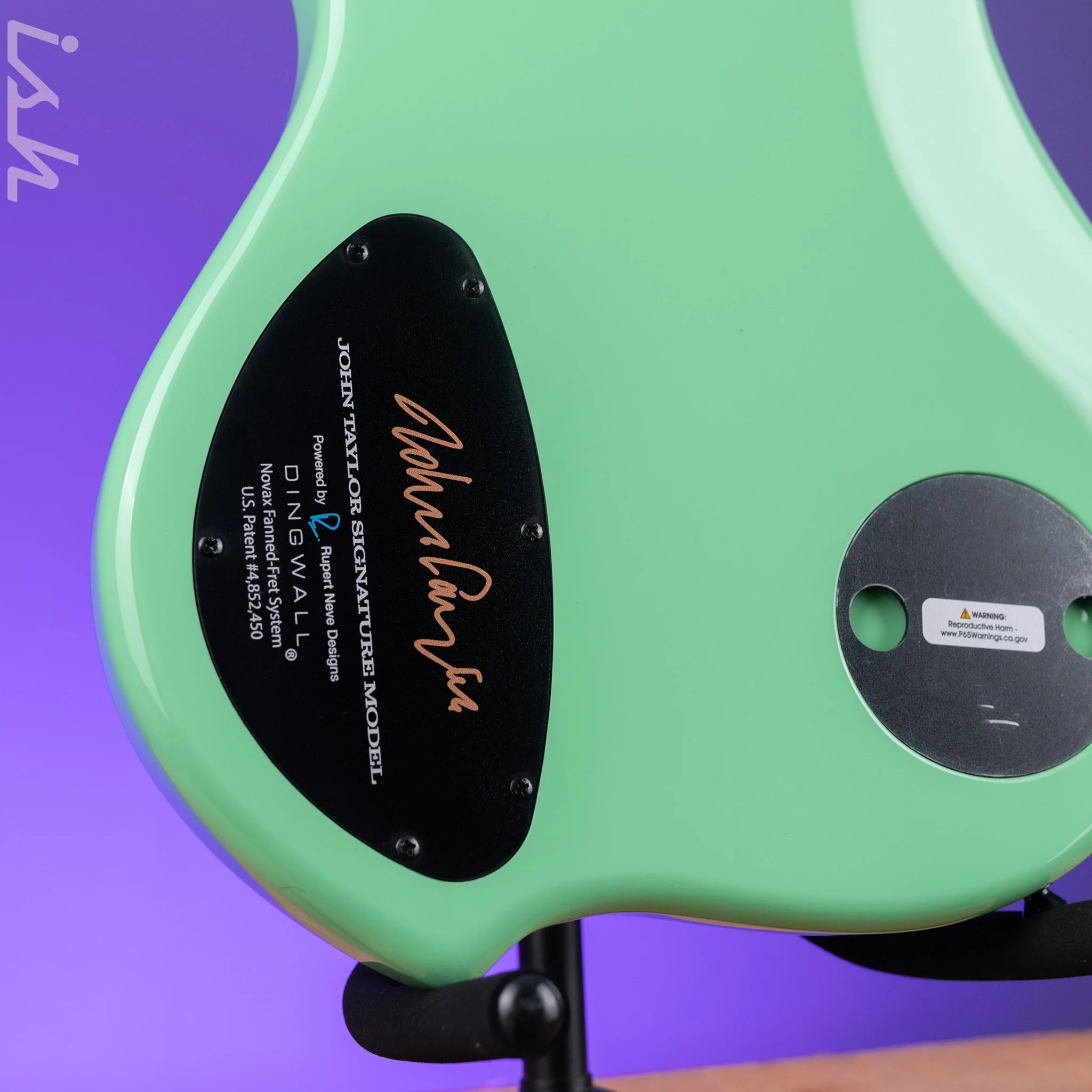 Dingwall John Taylor Combustion 4-String Bass Seafoam Green Demo - Image 11