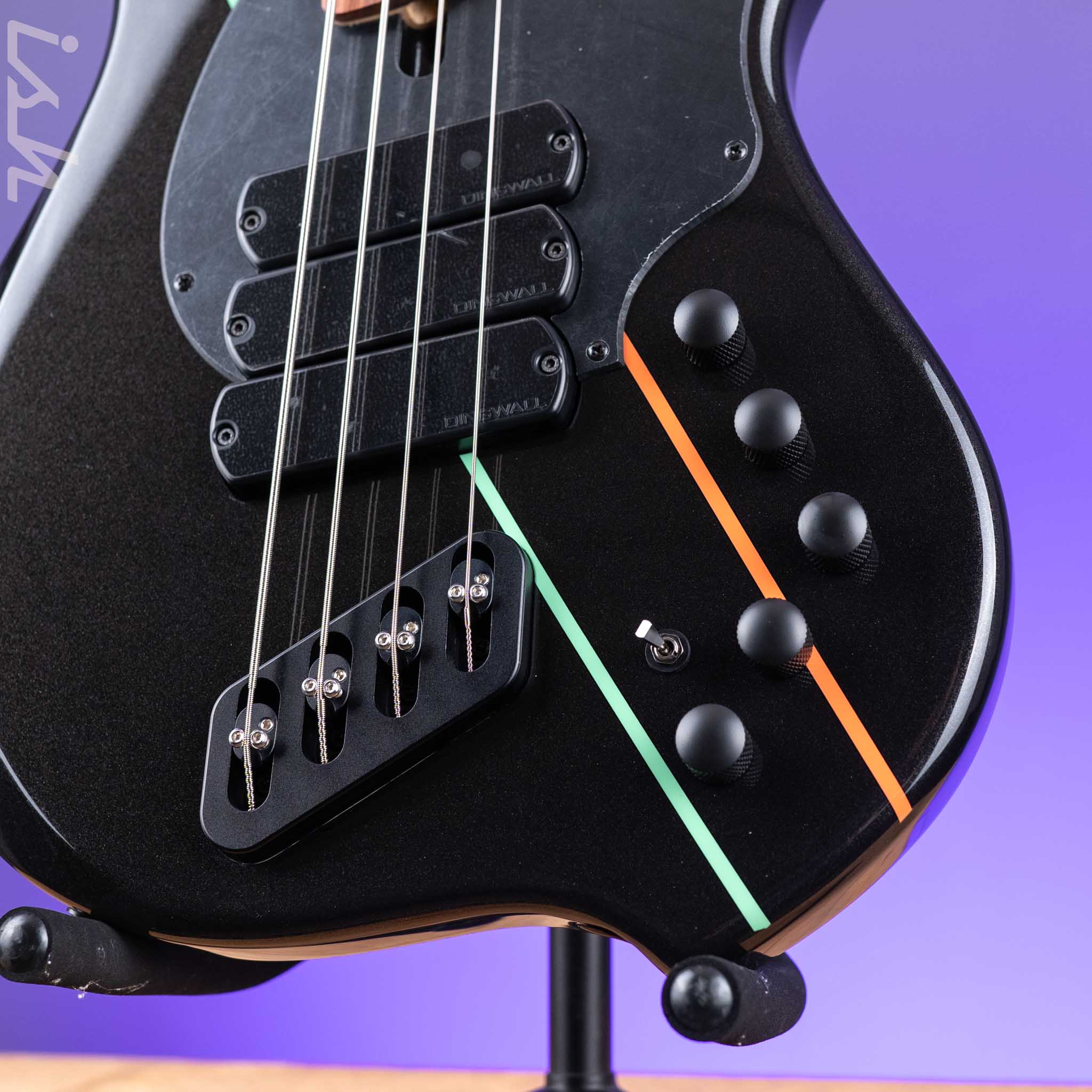 Dingwall John Taylor Signature Bass Gloss Metallic Black - Image 4