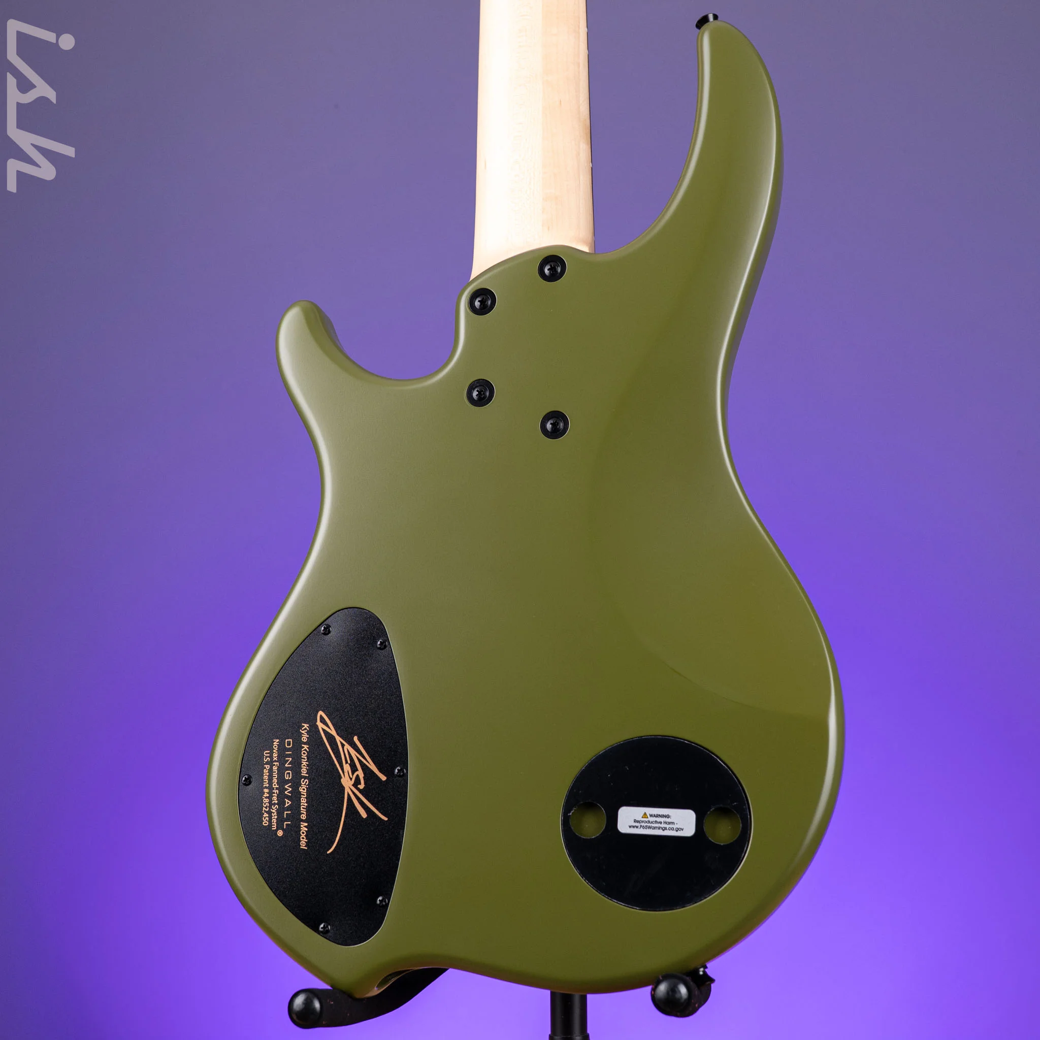 Dingwall Kyle Konkiel Combustion 5-String Bass Matte Army Green - Image 8