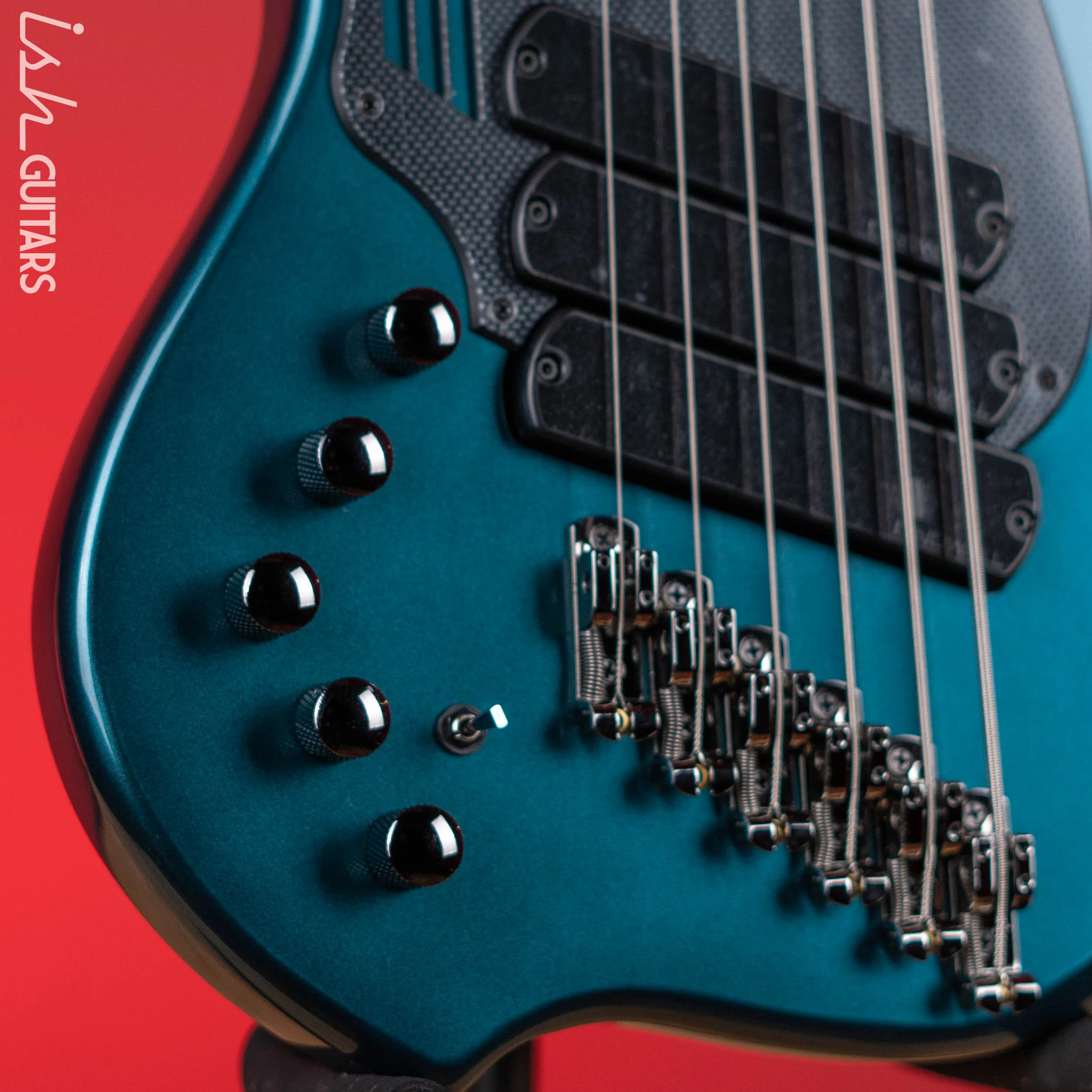 Dingwall Lefty NG-3 6-String Bass Black Forest Green DEMO - Image 4