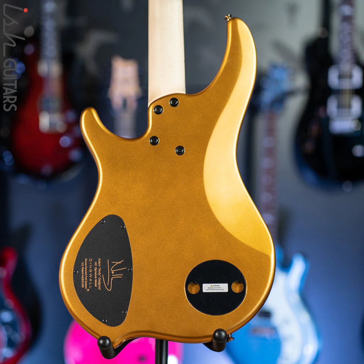 Dingwall NG-2 4-String Bass Metallic Gold Matte - Image 6