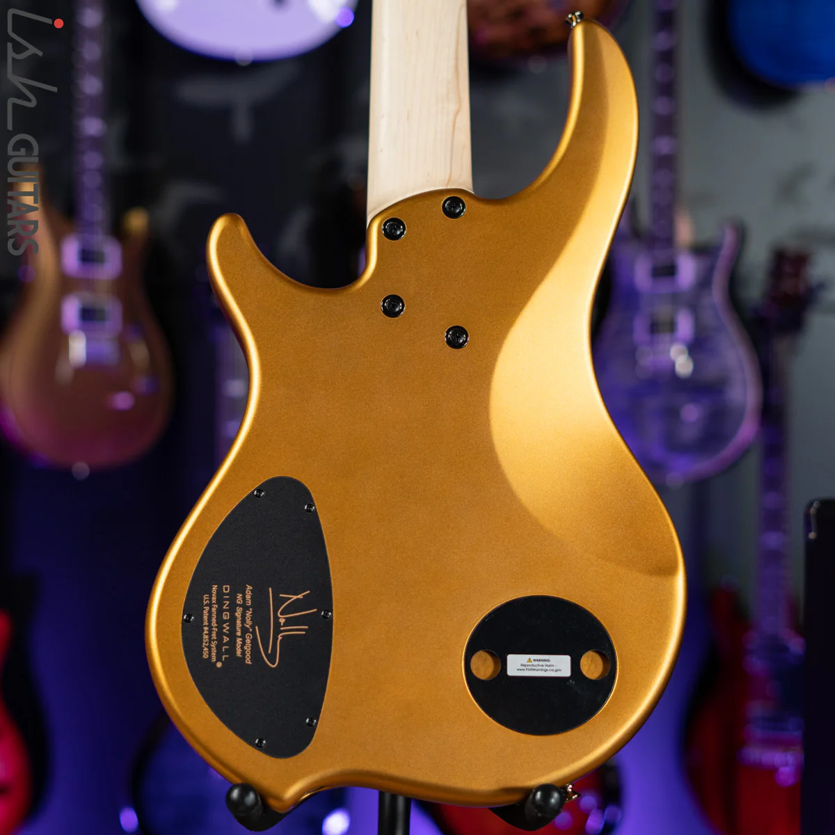 Dingwall NG-2 5-String Bass Metallic Matte Gold B-Stock - Image 7