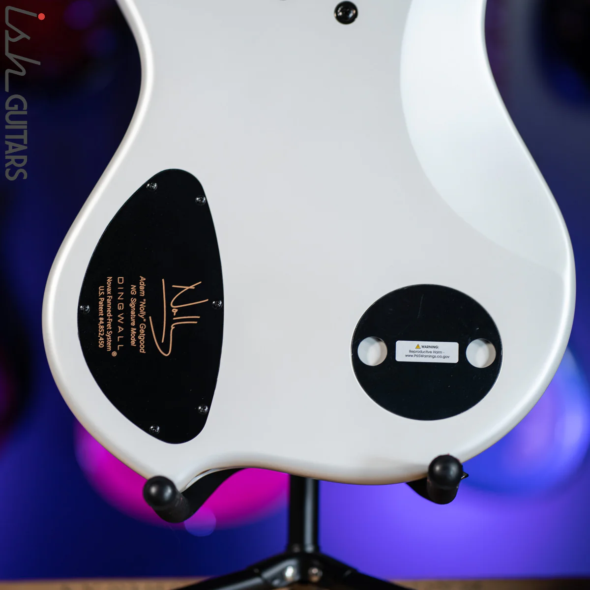 Dingwall NG-3 4-String Bass Ducati White B-Stock - Image 9