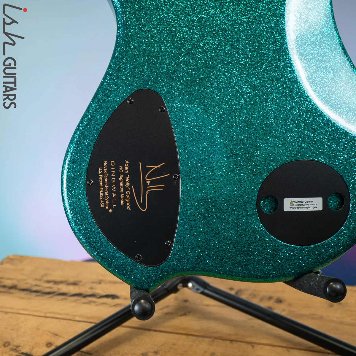 Dingwall NG-3 4-String Bass Gloss Aquamarine Metalflake - Image 10