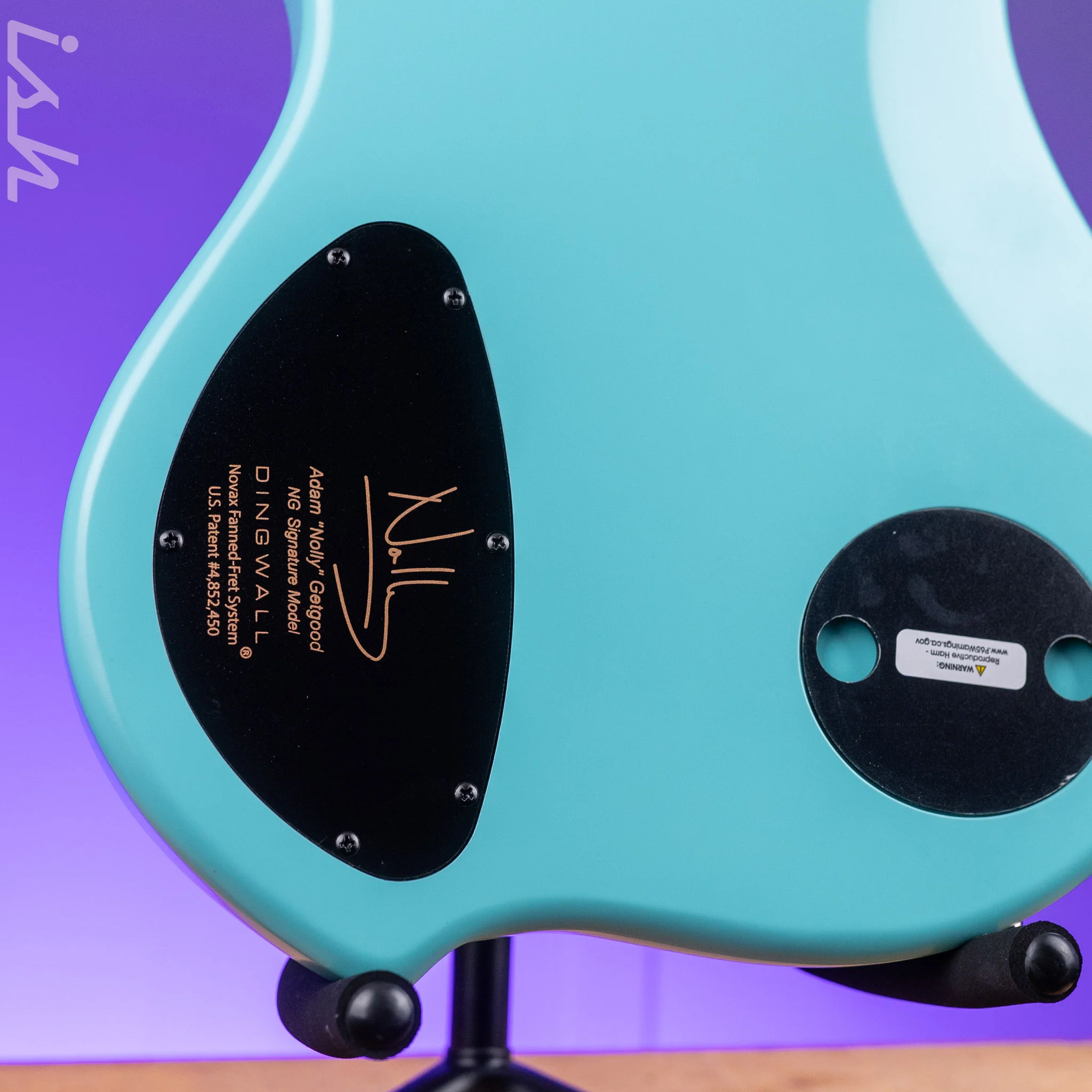Dingwall NG-3 4-String Bass Guitar Matte Celestial Blue - Image 9