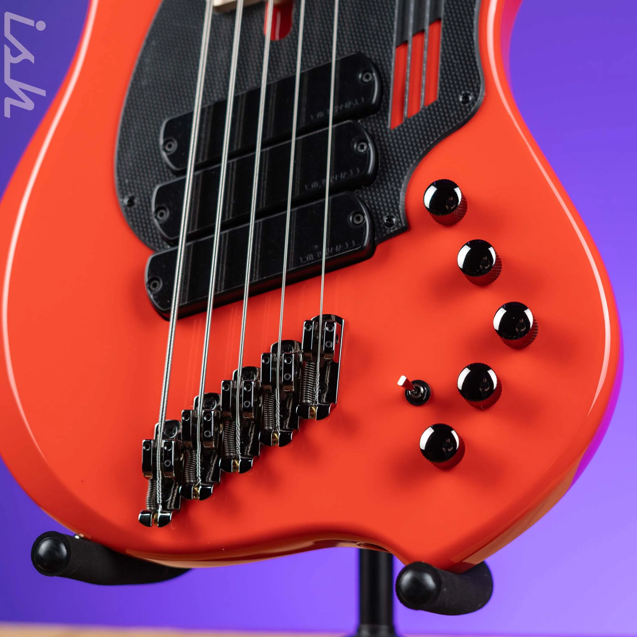 Dingwall NG-3 5-String Bass Guitar Fiesta Red - Image 4