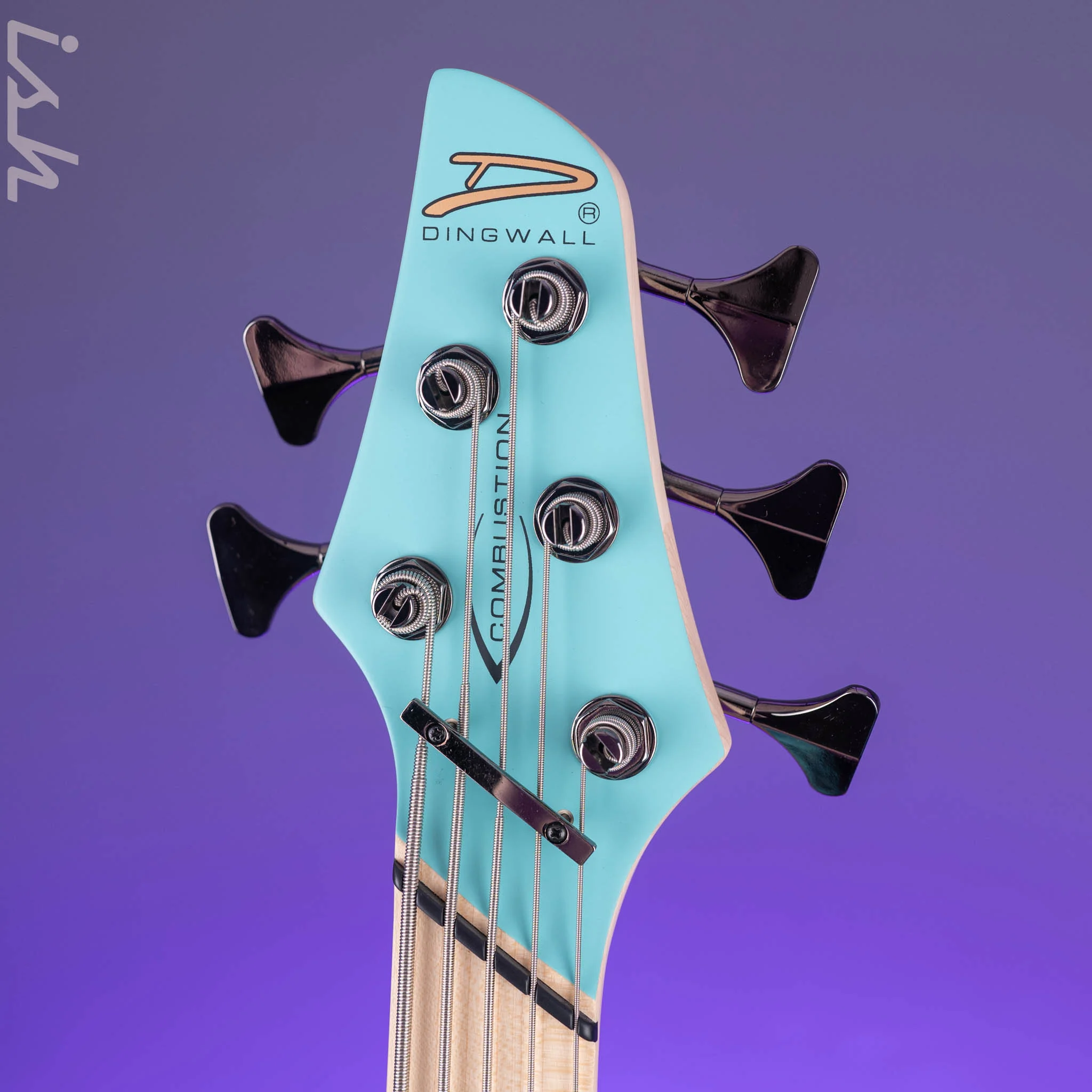 Dingwall NG-3 5-String Bass Guitar Matte Celestial Blue Demo - Image 5