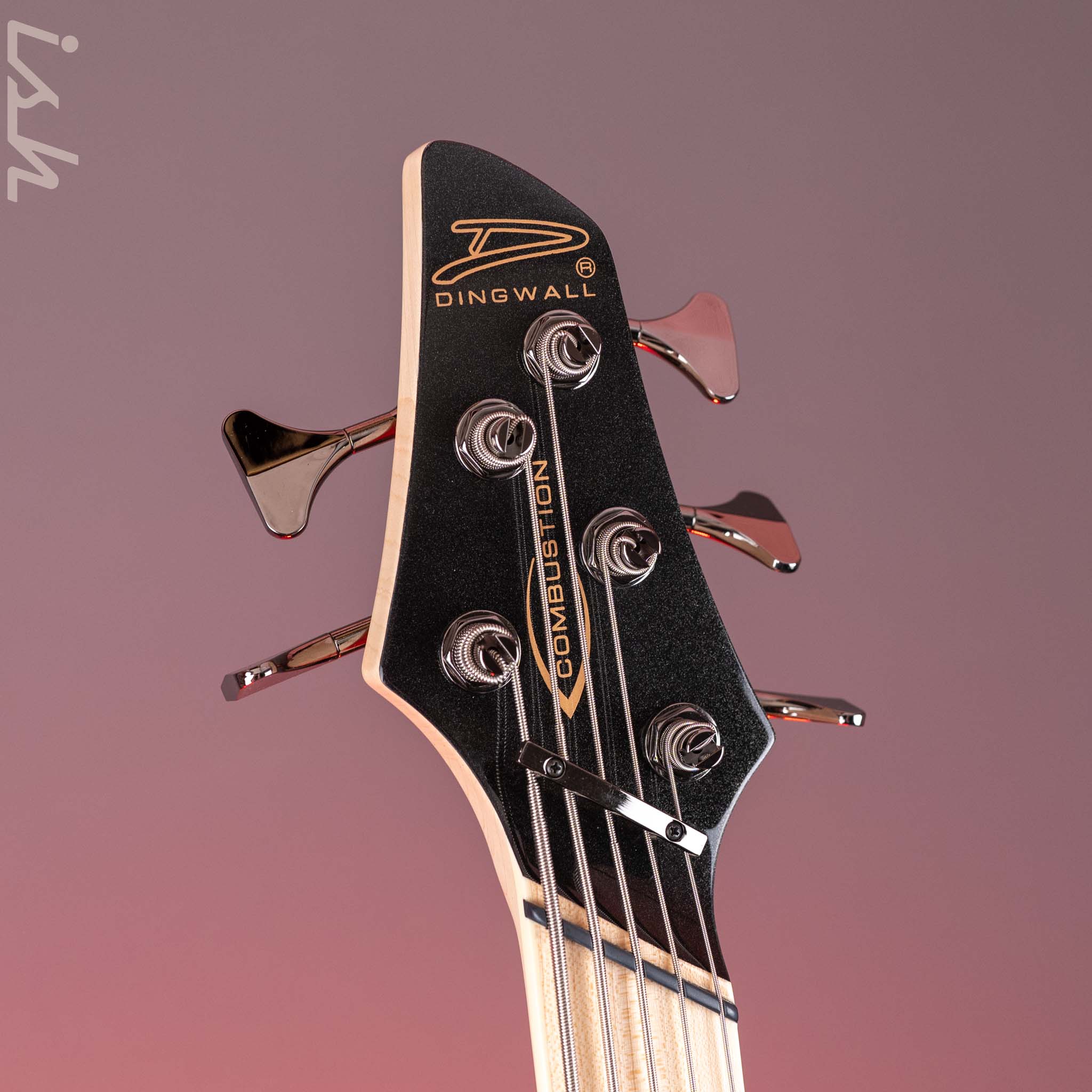 Dingwall NG-3 5-String Bass Guitar Metallic Black - Image 5