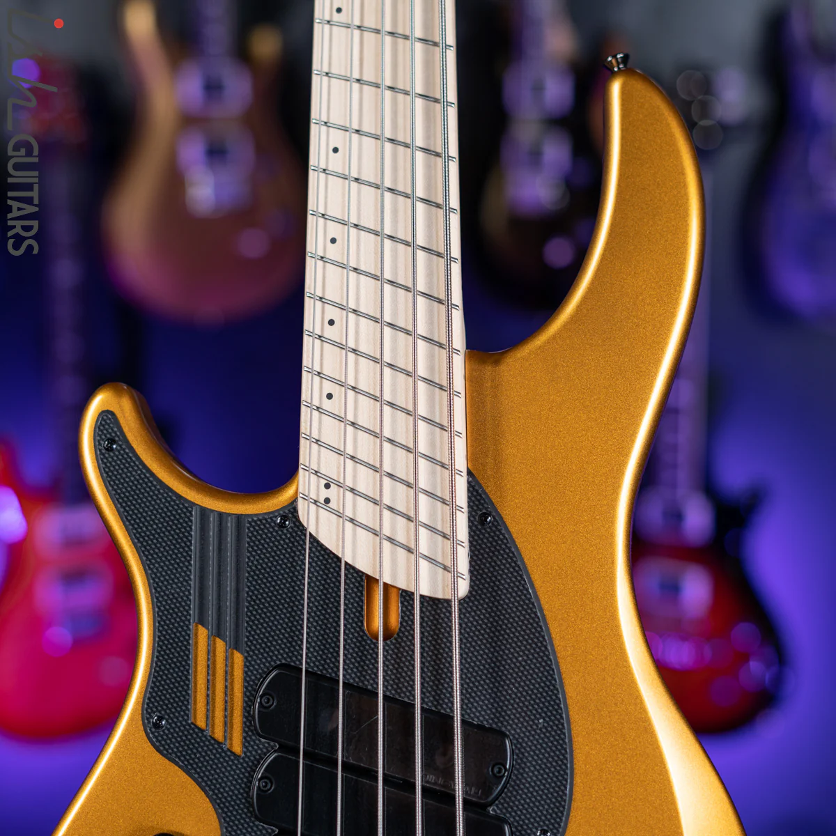 Dingwall NG-3 5-String Bass Left Handed Metallic Gold Matte - Image 3