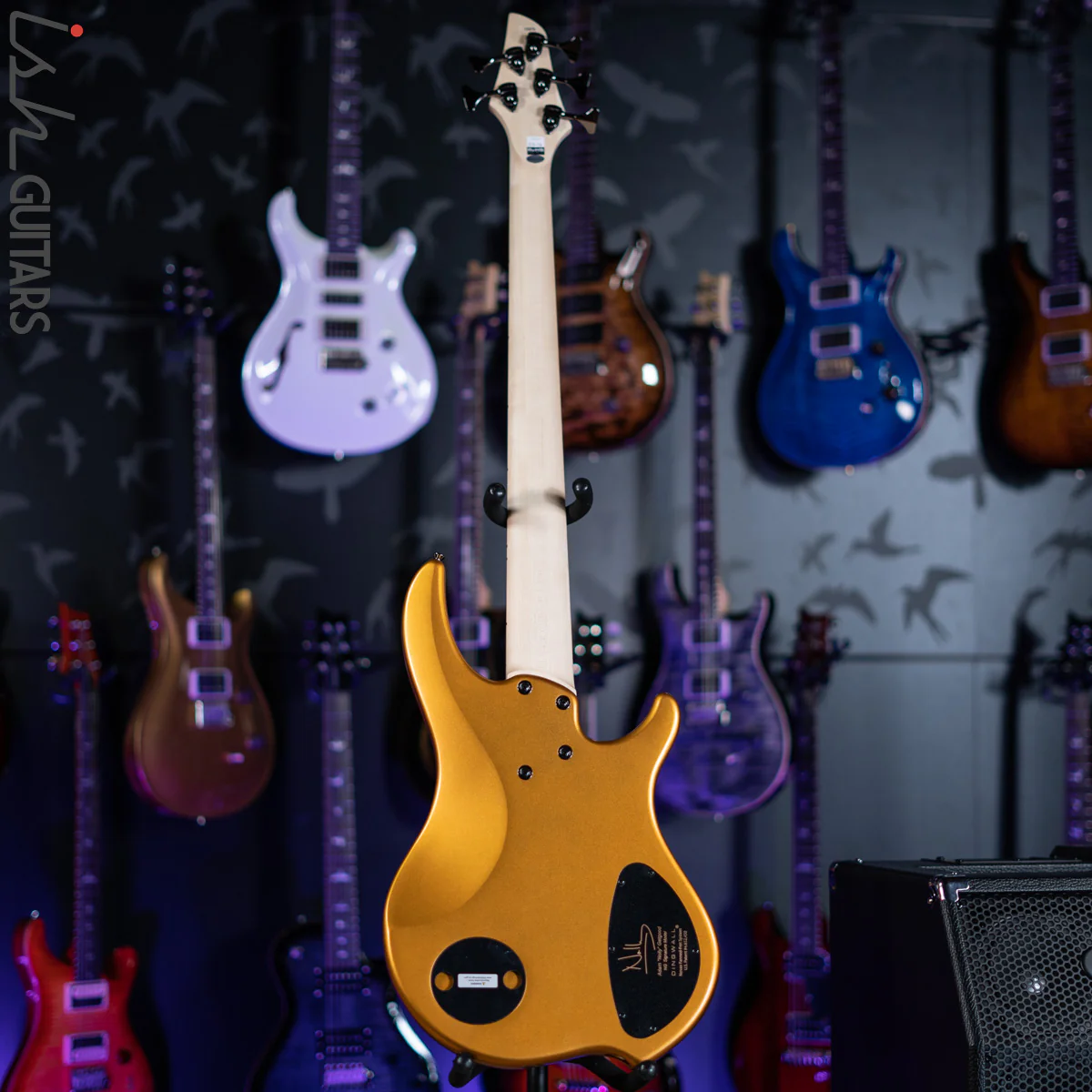 Dingwall NG-3 5-String Bass Left Handed Metallic Gold Matte - Image 6