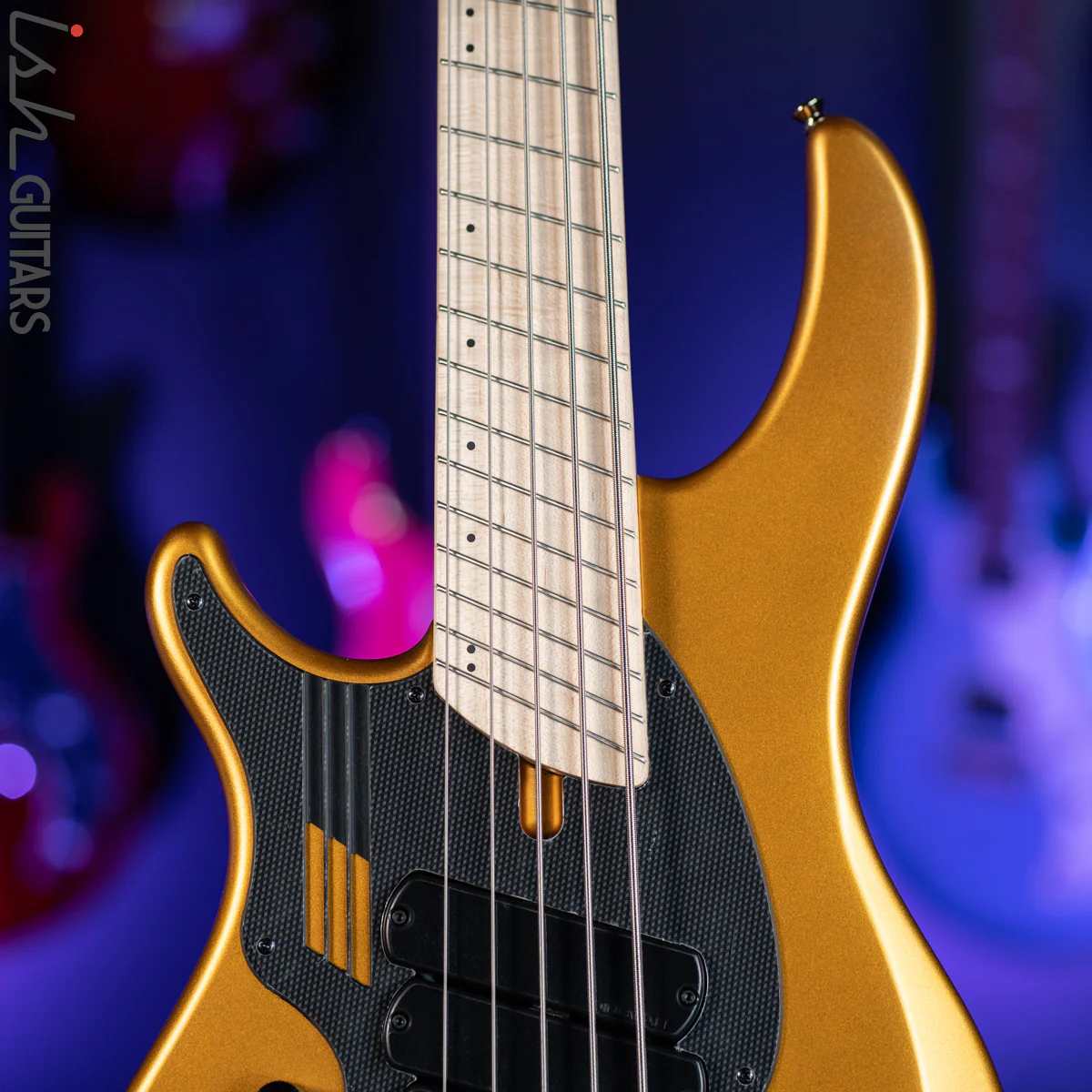 Dingwall NG-3 5-String Bass Left Handed Metallic Gold Matte - Image 3