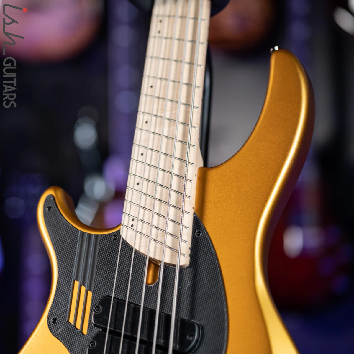 Dingwall NG-3 5-String Bass Left Handed Metallic Gold Matte - Image 5